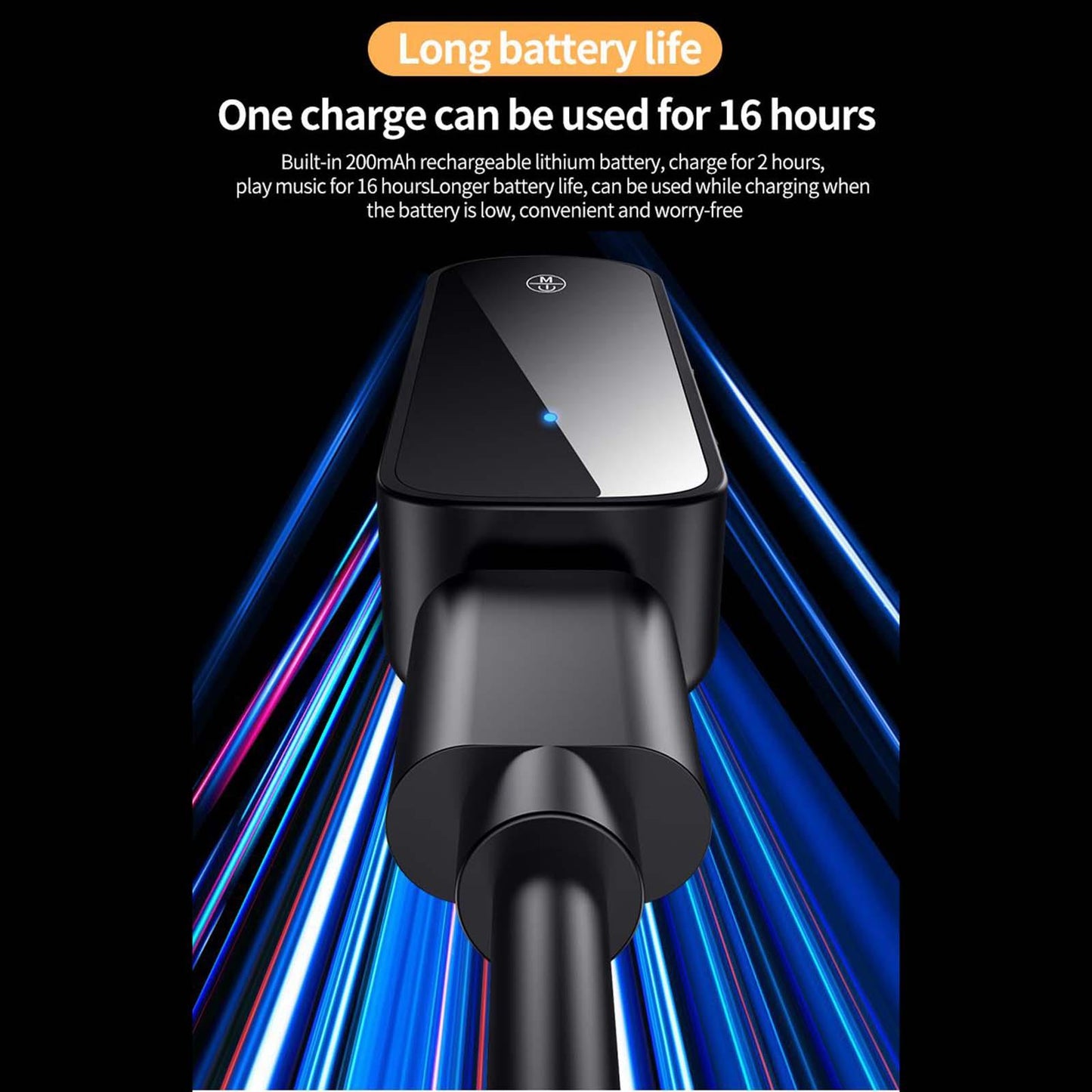 Audio Receiver Adapter 3.5mm Interface for Home Stereo System Earbuds