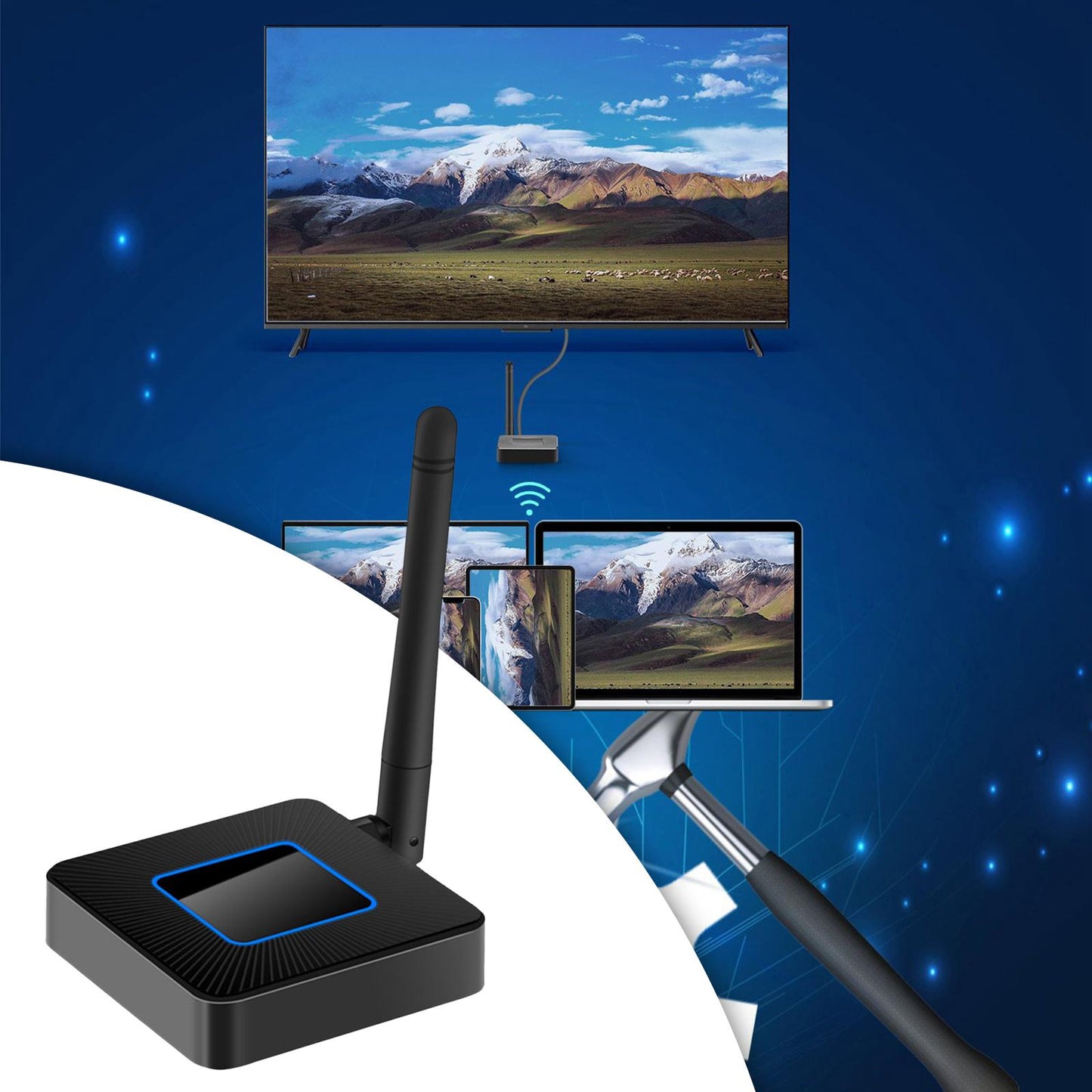 Screen Display Adapter WiFi Display Dongle for projector for 8.0 above