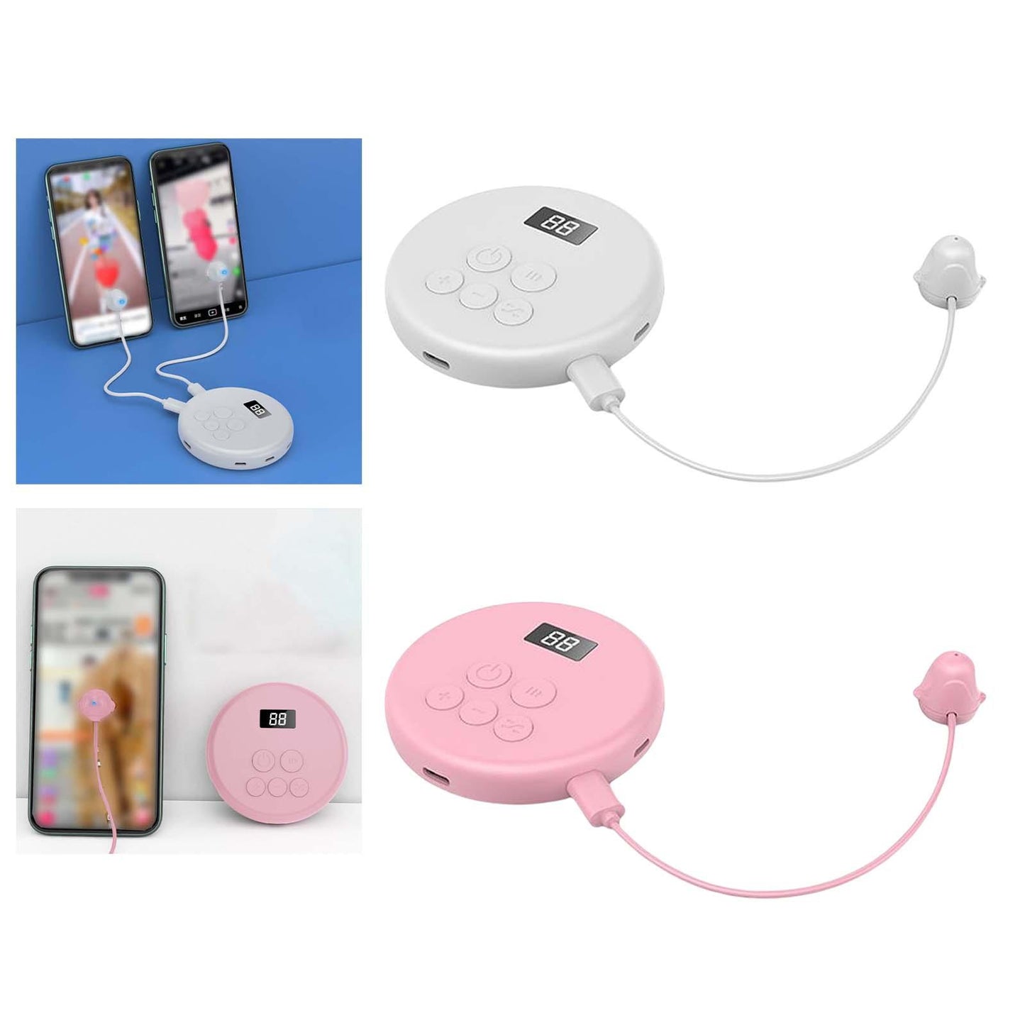 phone Screen Device Universal for Gaming Simulated Finger Clicking White