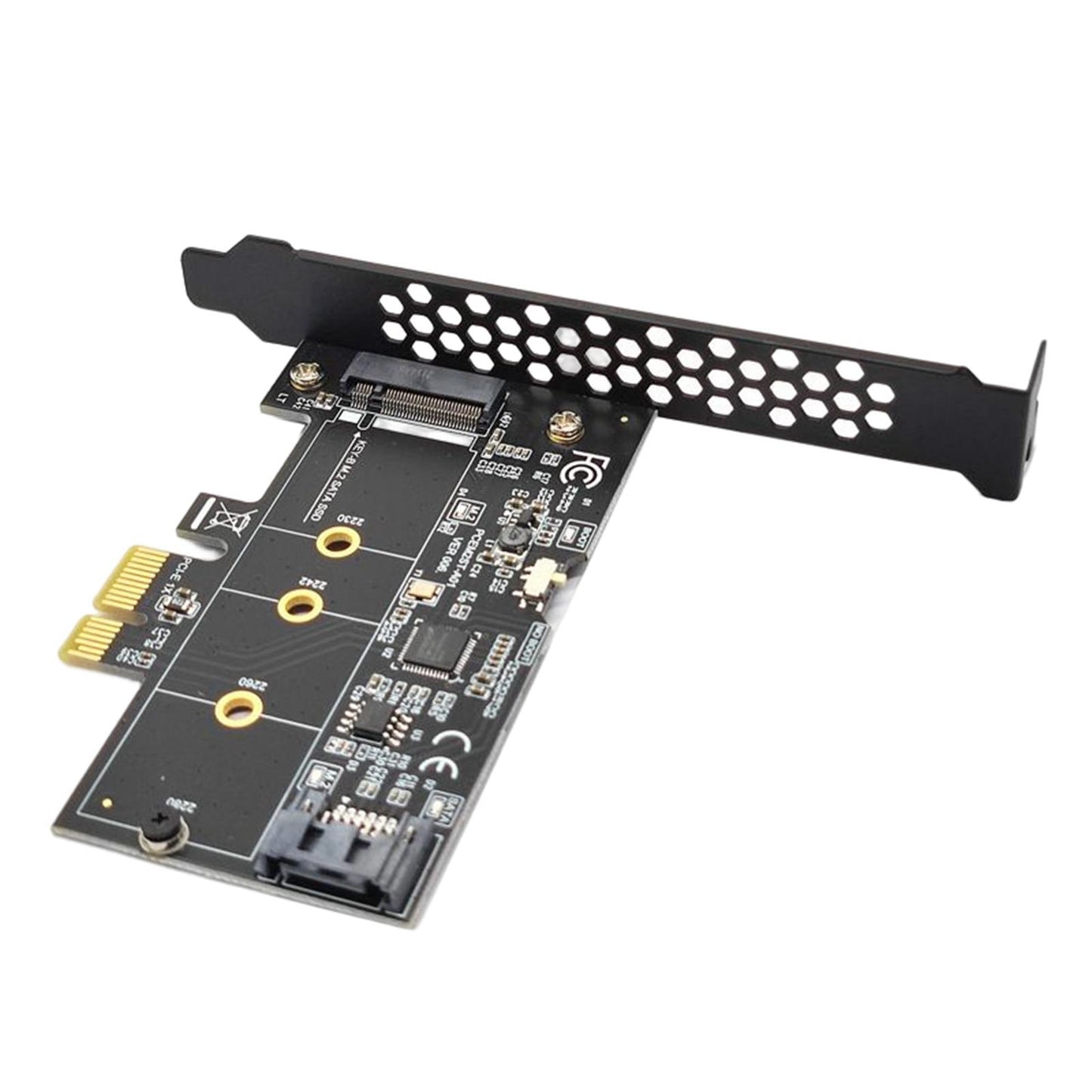 PCIe M2 Adapter Card M.2 to Pci-E 3.0 x1 Expansion Card Portable Compact