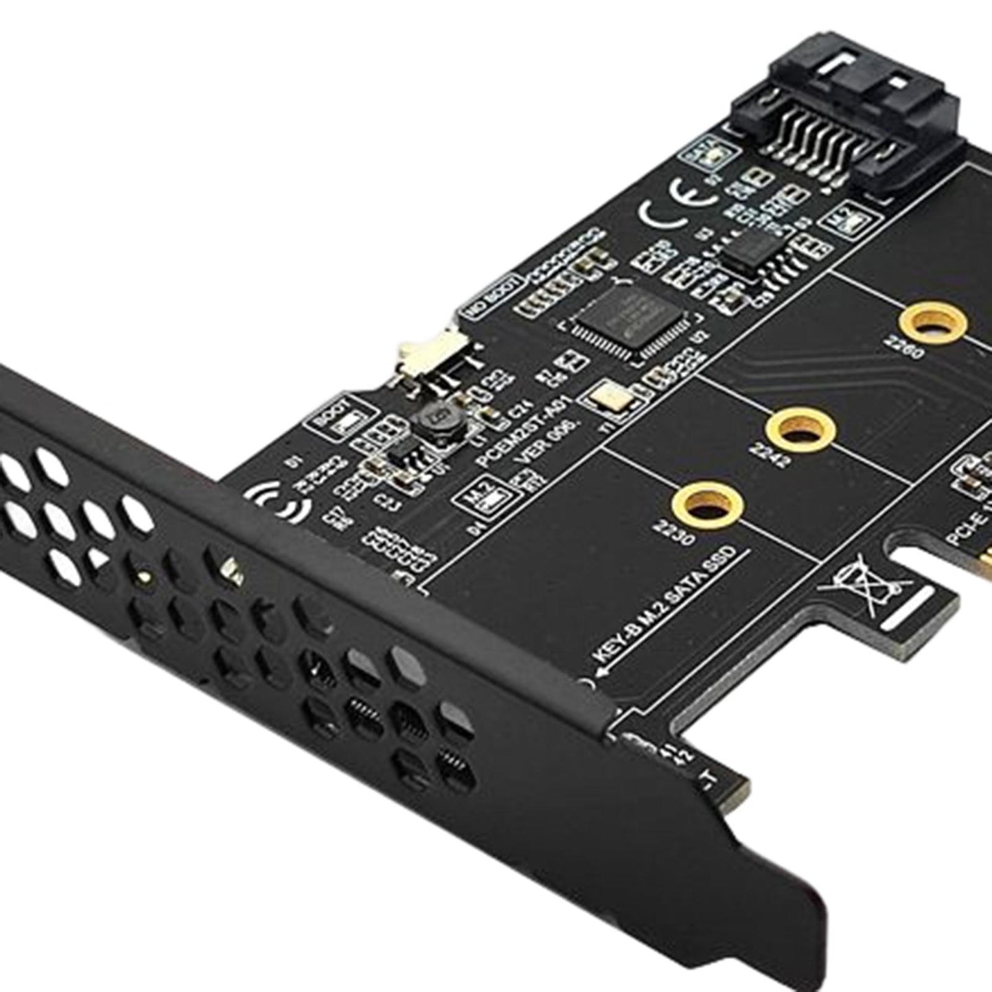 PCIe M2 Adapter Card M.2 to Pci-E 3.0 x1 Expansion Card Portable Compact