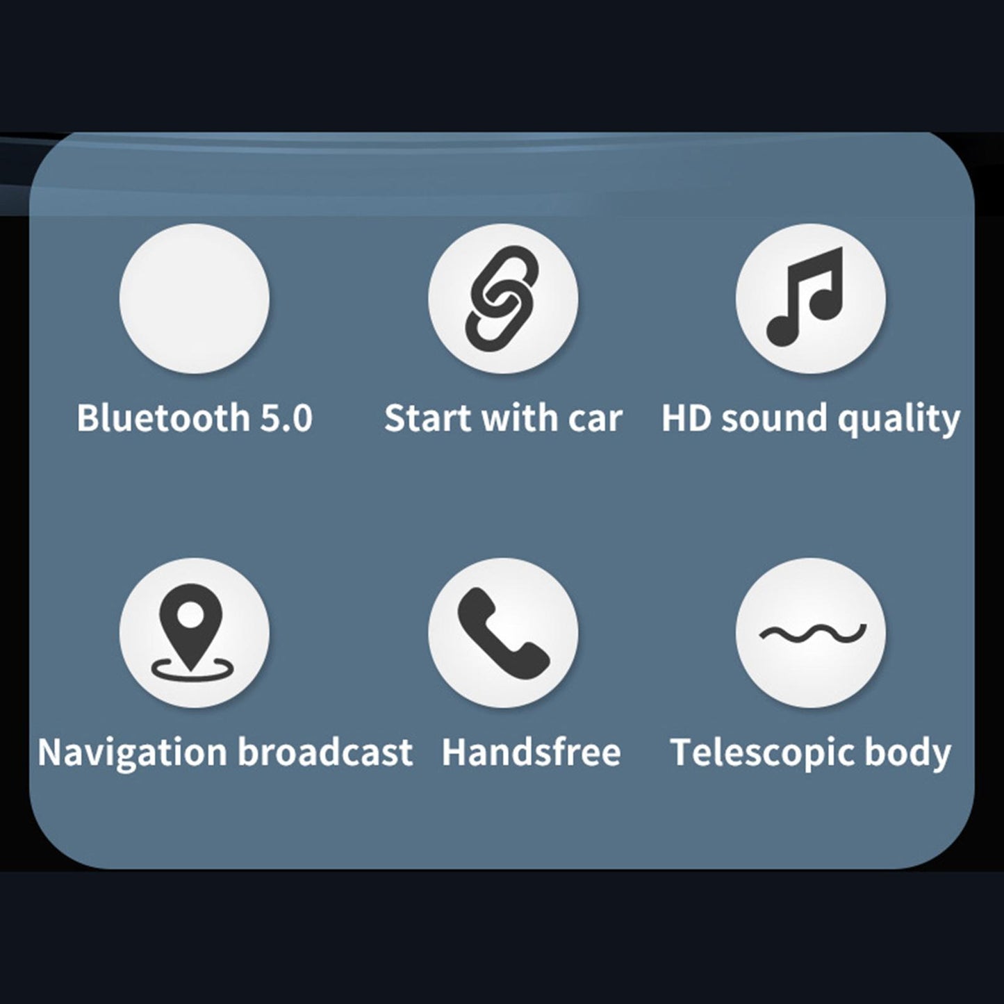 Car USB AUX Receiver Adapter 3.5mm Audio Receiver music for Speakers Black