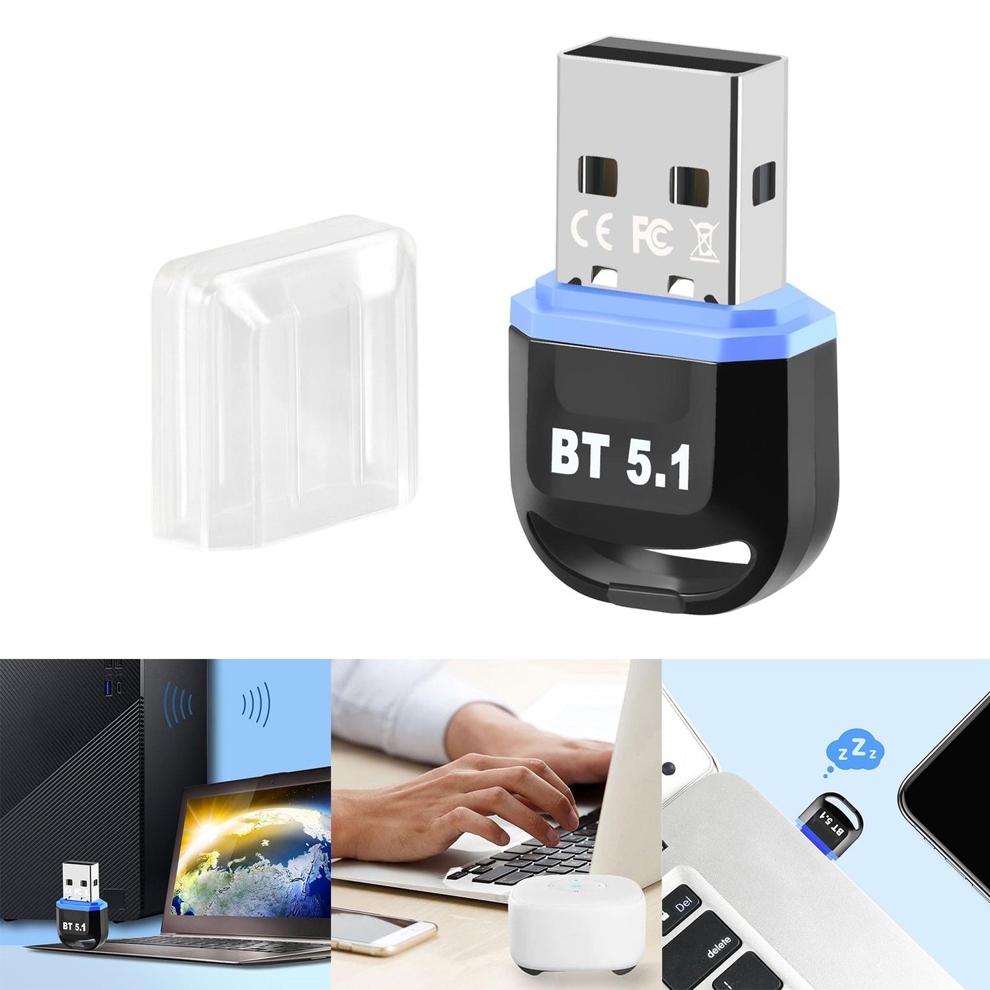 Portable Audio Transmitter Receiver Mini for Headset Home Stereo System TV