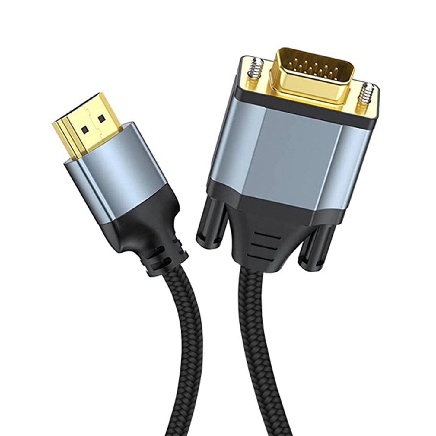 HDMI to VGA Cable 720P 1080P Male to Male for Notebook Desktop 19.69inch 