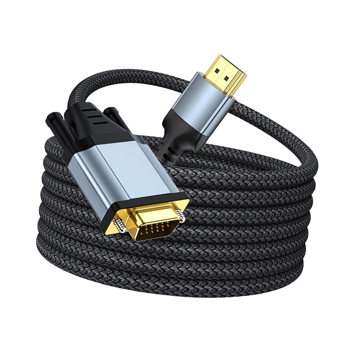 HDMI to VGA Cable 720P 1080P Male to Male for Notebook Desktop 39.37inch
