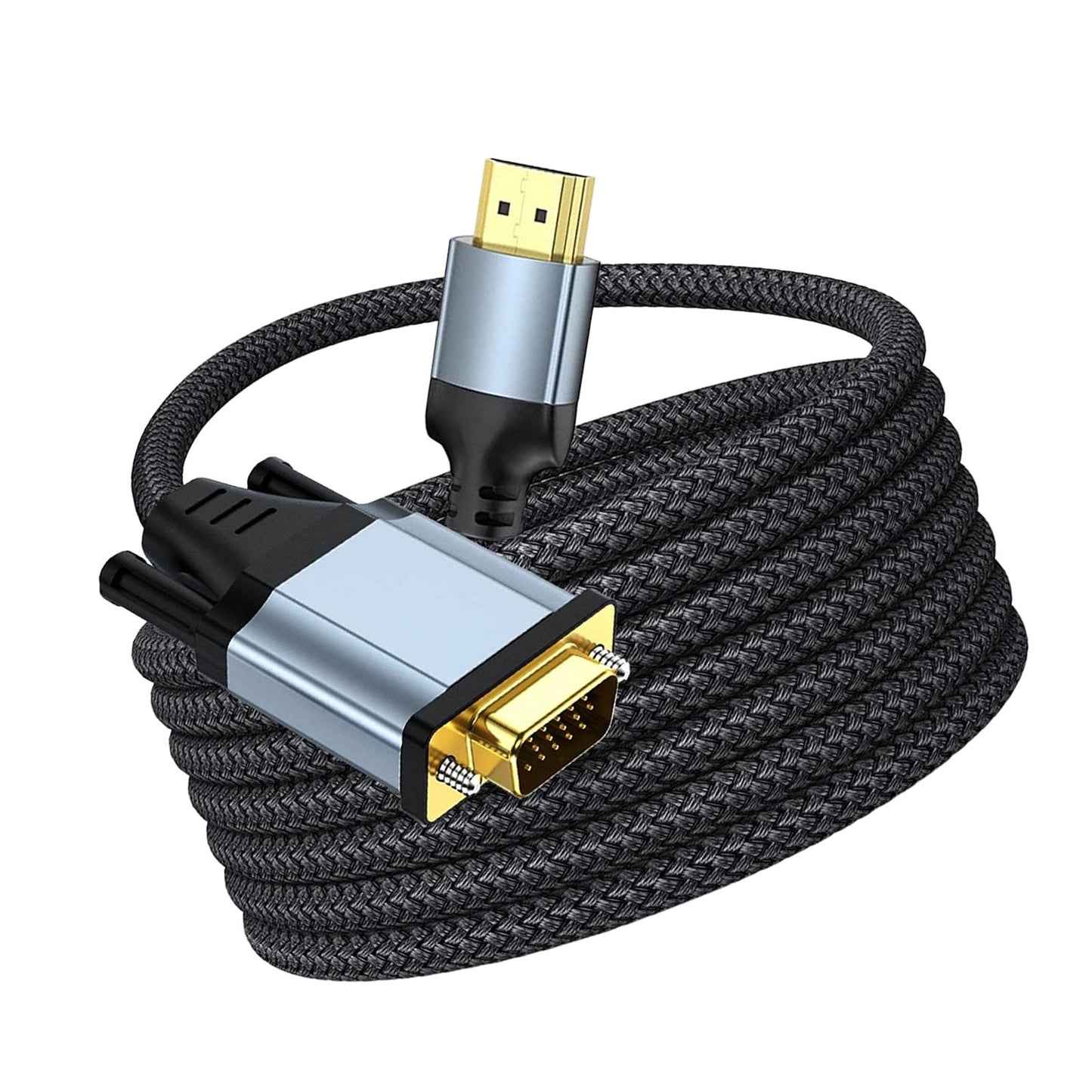 HDMI to VGA Cable 720P 1080P Male to Male for Notebook Desktop 39.37inch