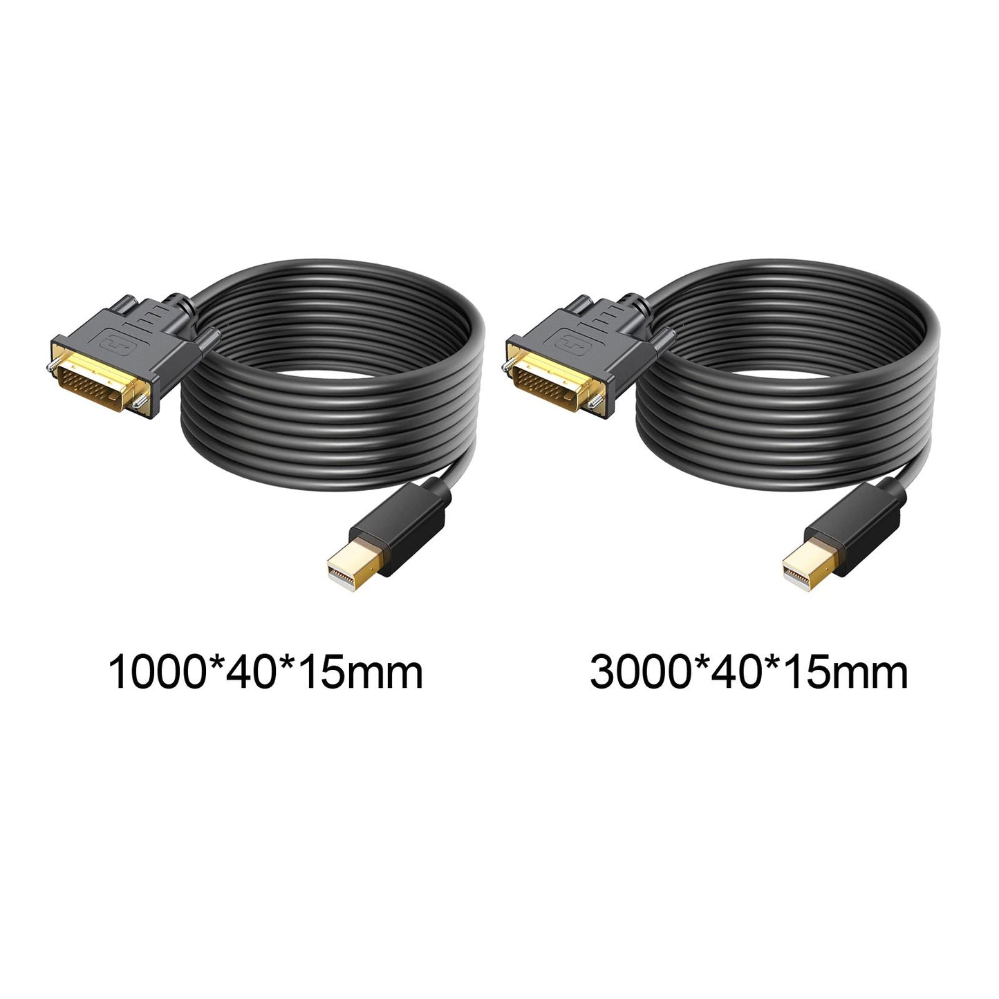 Mini DP to DVI Cable DVI Output DP to DVI Cable for Monitor Laptop 100cmx4cmx1.5cm