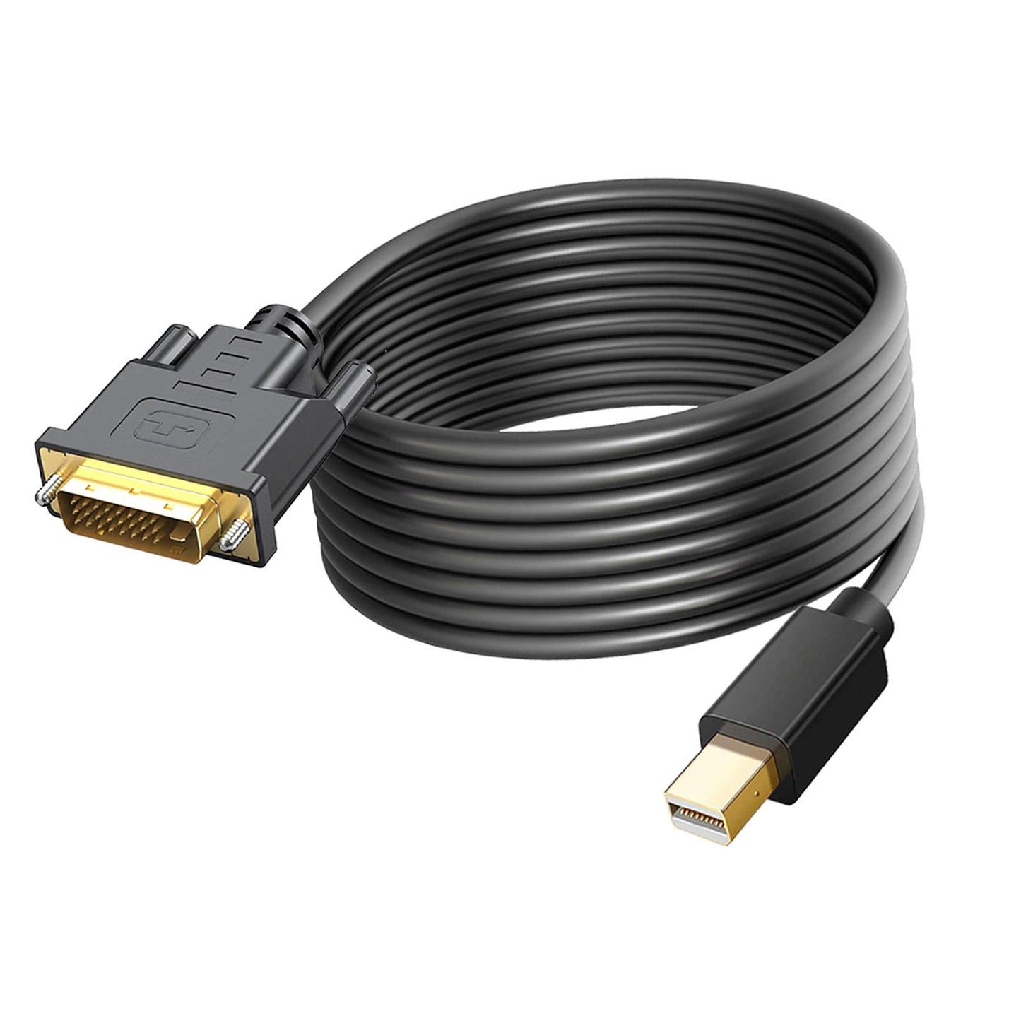 Mini DP to DVI Cable DVI Output DP to DVI Cable for Monitor Laptop 300cmx4cmx1.5cm