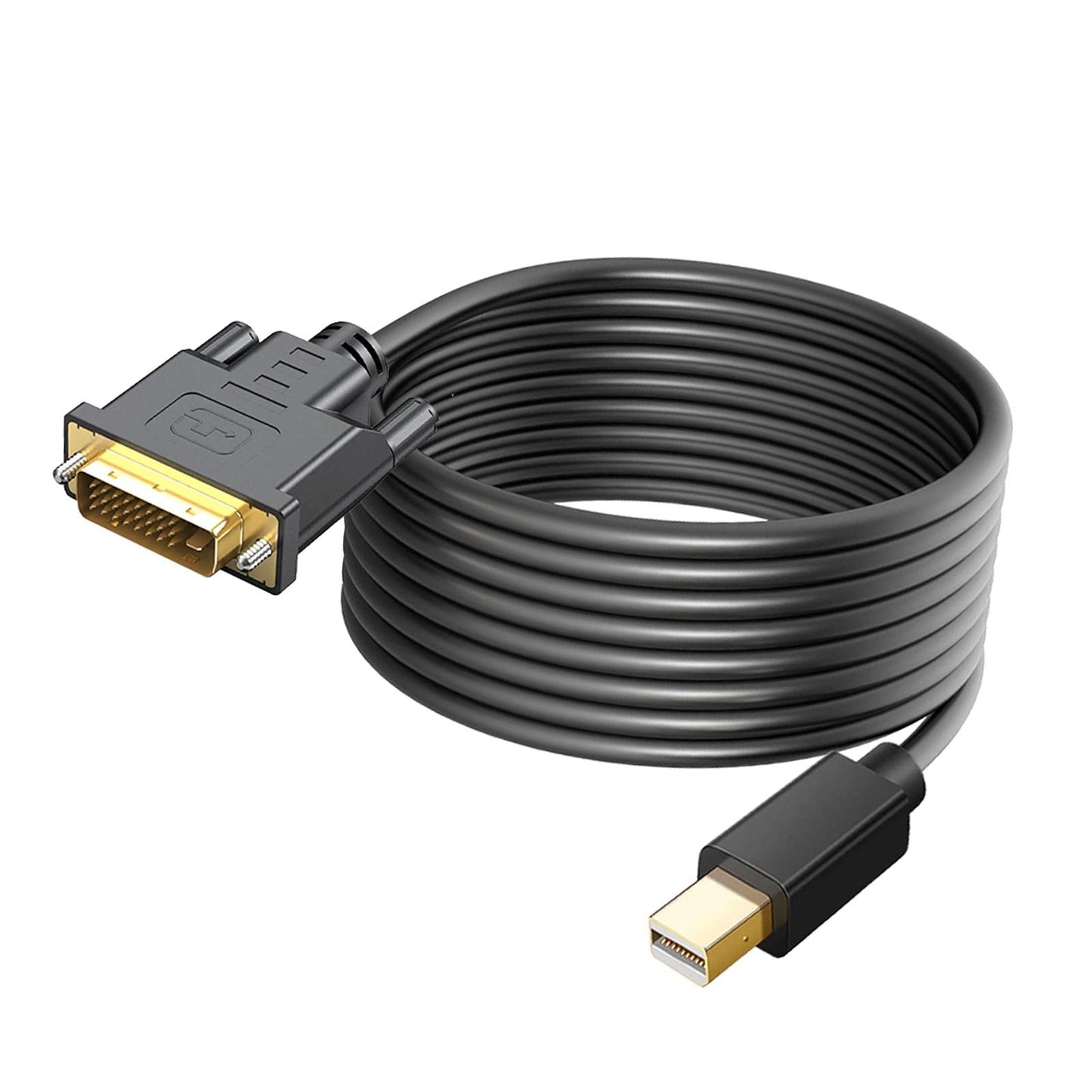 Mini DP to DVI Cable DVI Output DP to DVI Cable for Monitor Laptop 300cmx4cmx1.5cm