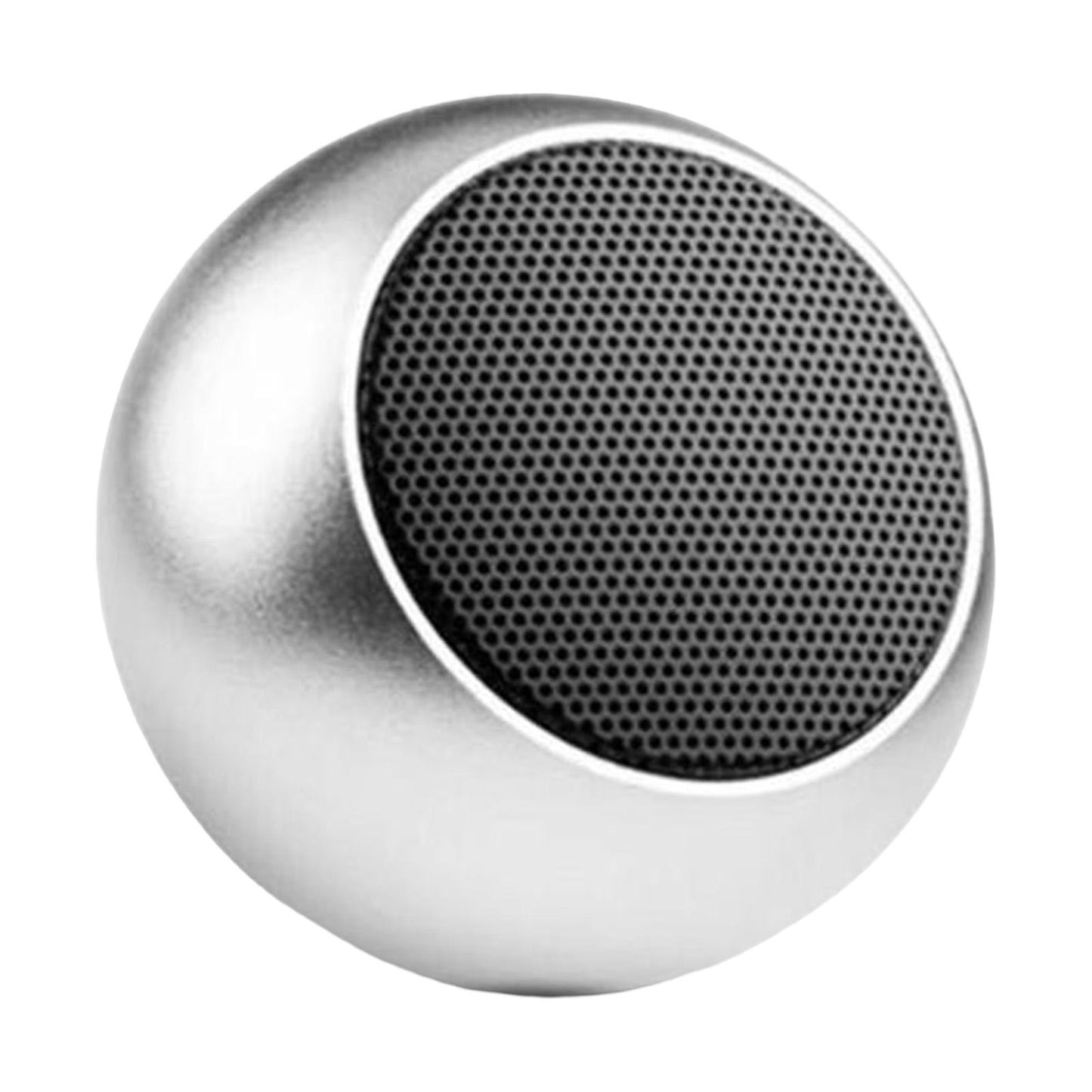 Portable Subwoofer Stereo Compact Durable for Sports Travel Camping Silver