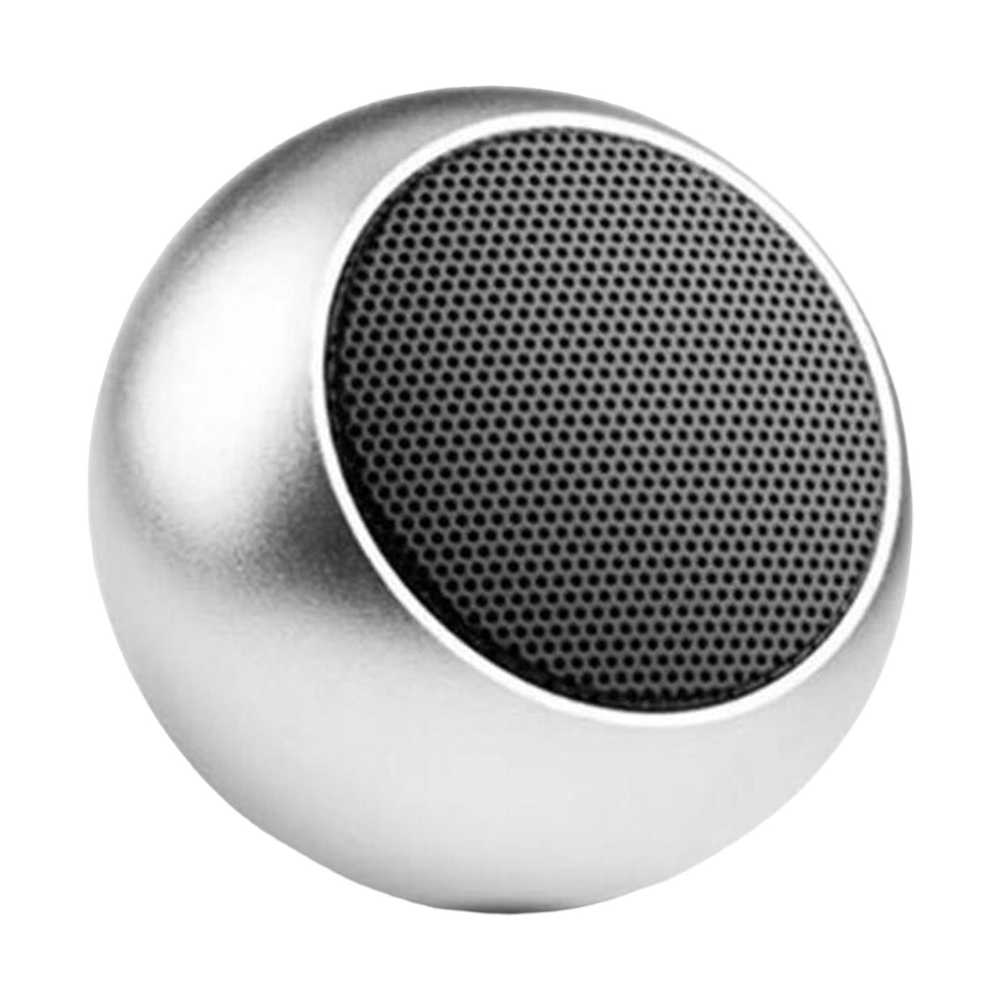 Portable Subwoofer Stereo Compact Durable for Sports Travel Camping Silver