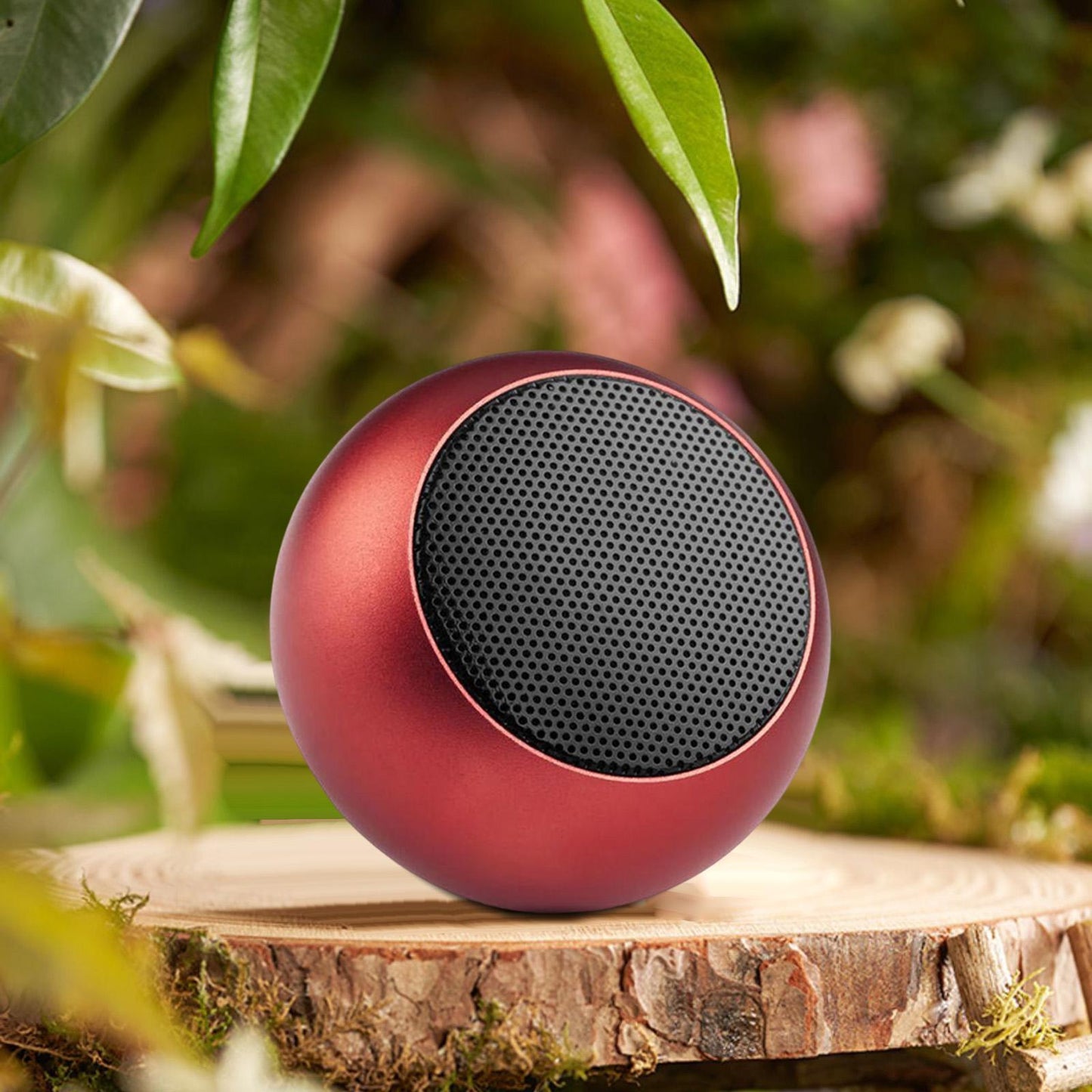 Portable Subwoofer Stereo Compact Durable for Sports Travel Camping Red