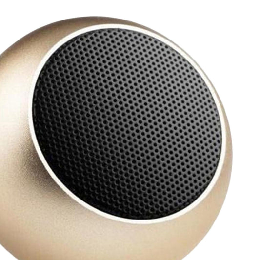 Portable Subwoofer Stereo Compact Durable for Sports Travel Camping Gold