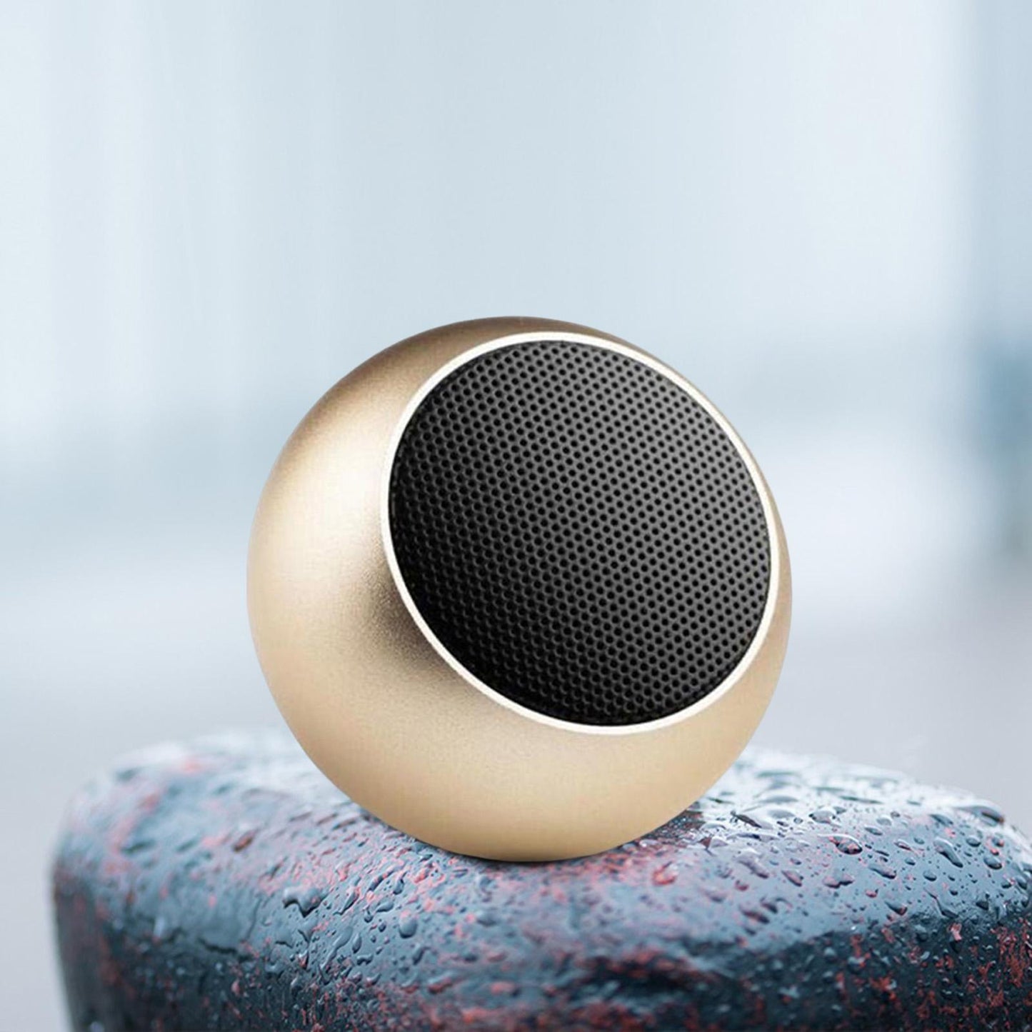 Portable Subwoofer Stereo Compact Durable for Sports Travel Camping Gold