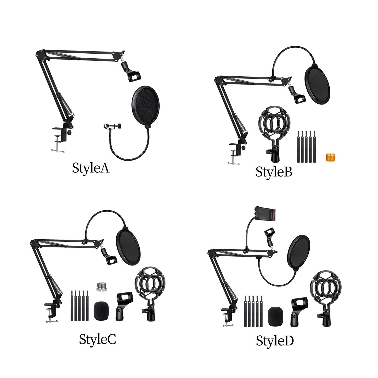 Cantilever Mic Stand NB35 Professional Scissor Arm for Radio Broadcasting Option 1