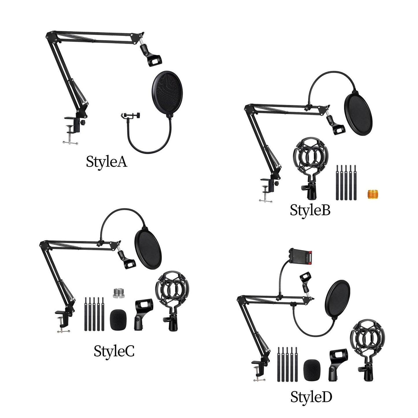 Cantilever Mic Stand NB35 Professional Scissor Arm for Radio Broadcasting Option 1