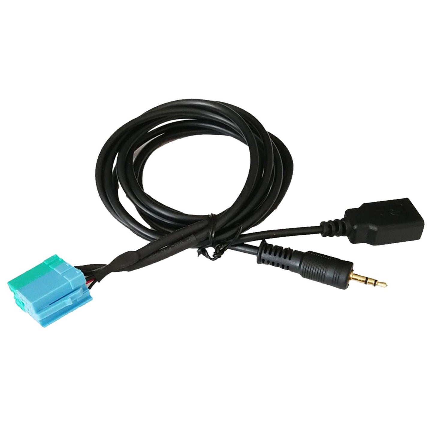 AUX USB Adapter Cable Convertor Connector for Lancia Notebook Car Stereo