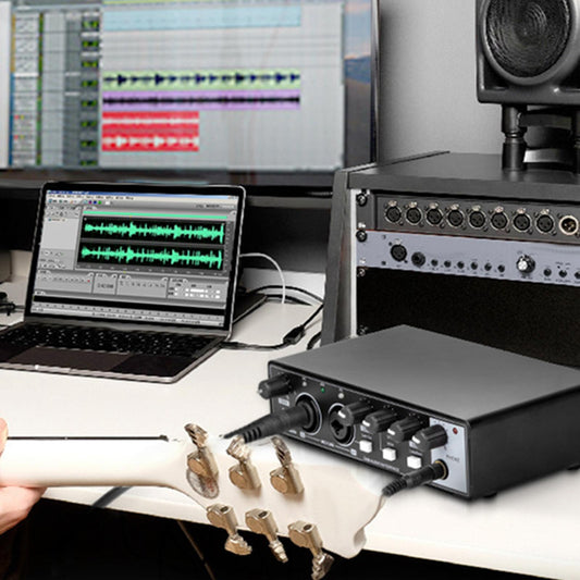 External Sound Card Sound Mixer USB2.0 for Computer Gaming