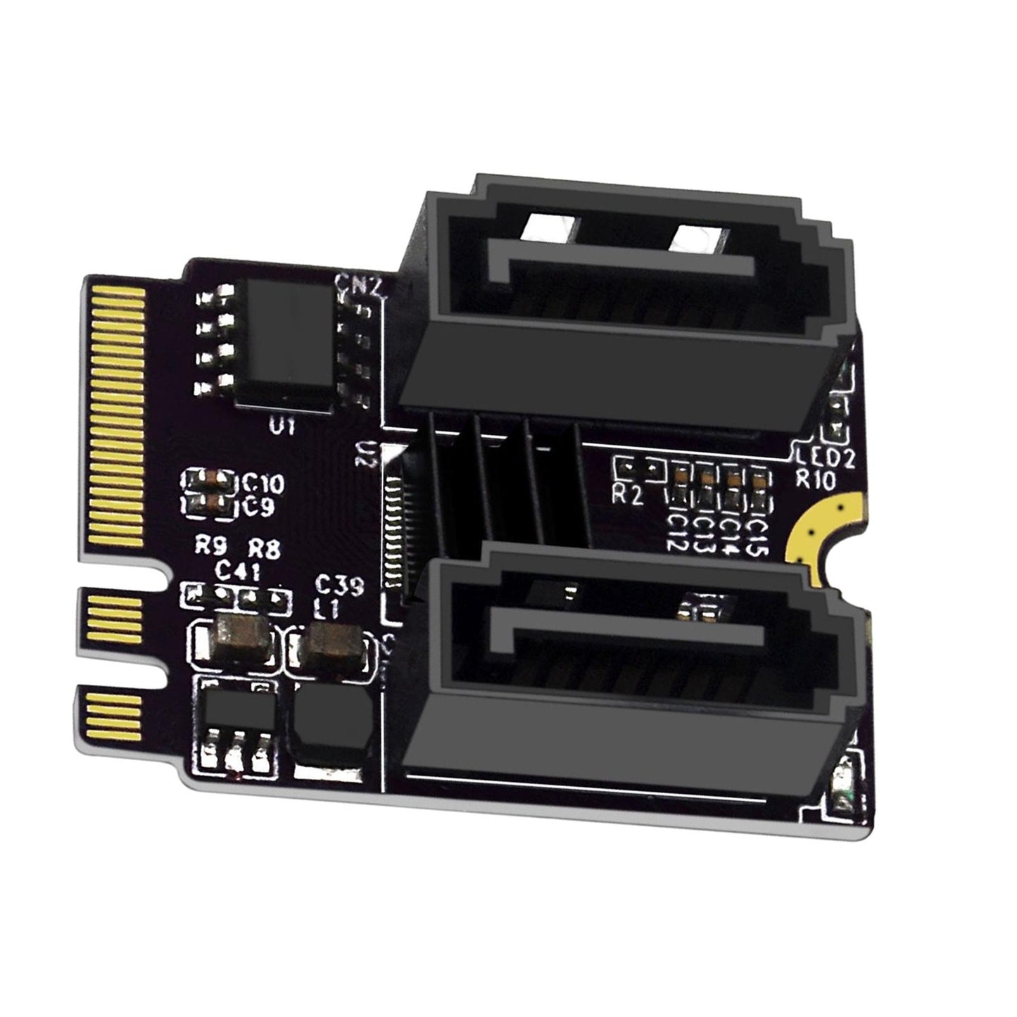 M2 to SATA 3.0 Expansion Card WiFi PCIe 3.0 A+E for PC Computers