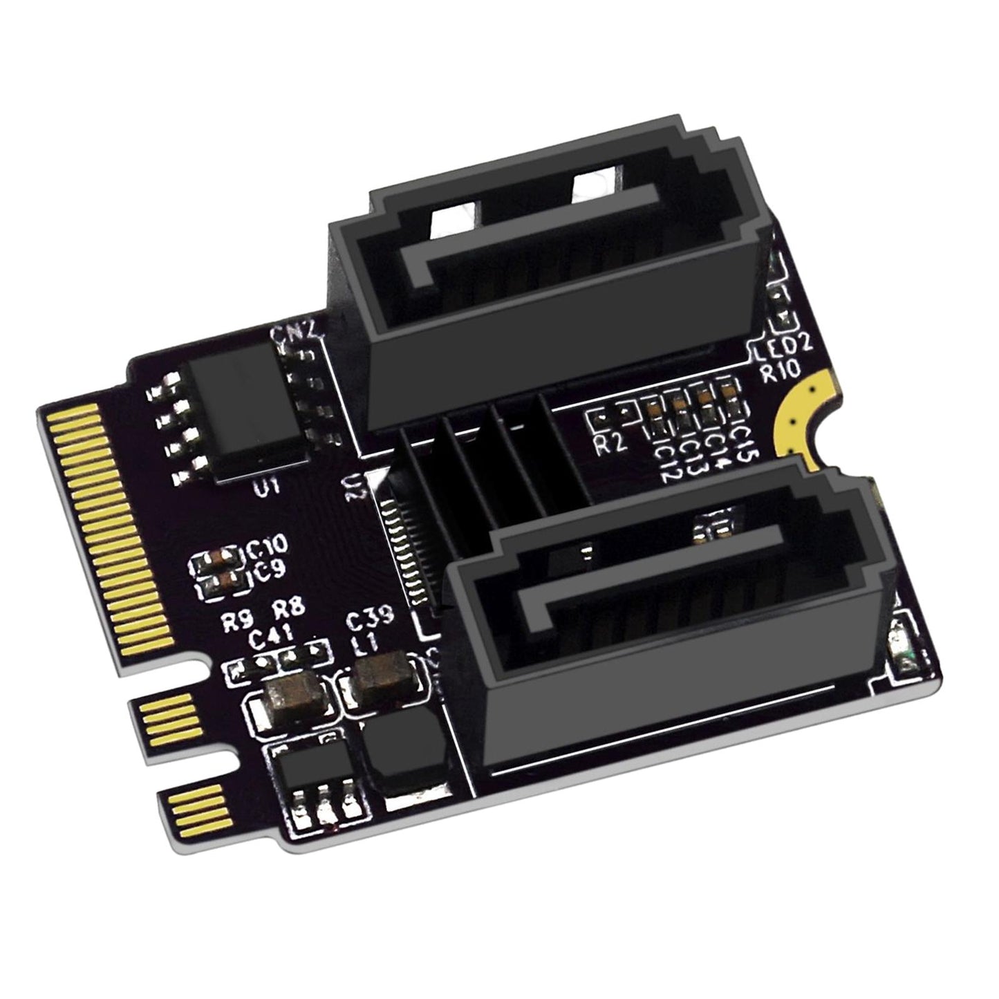M2 to SATA 3.0 Expansion Card WiFi PCIe 3.0 A+E for PC Computers
