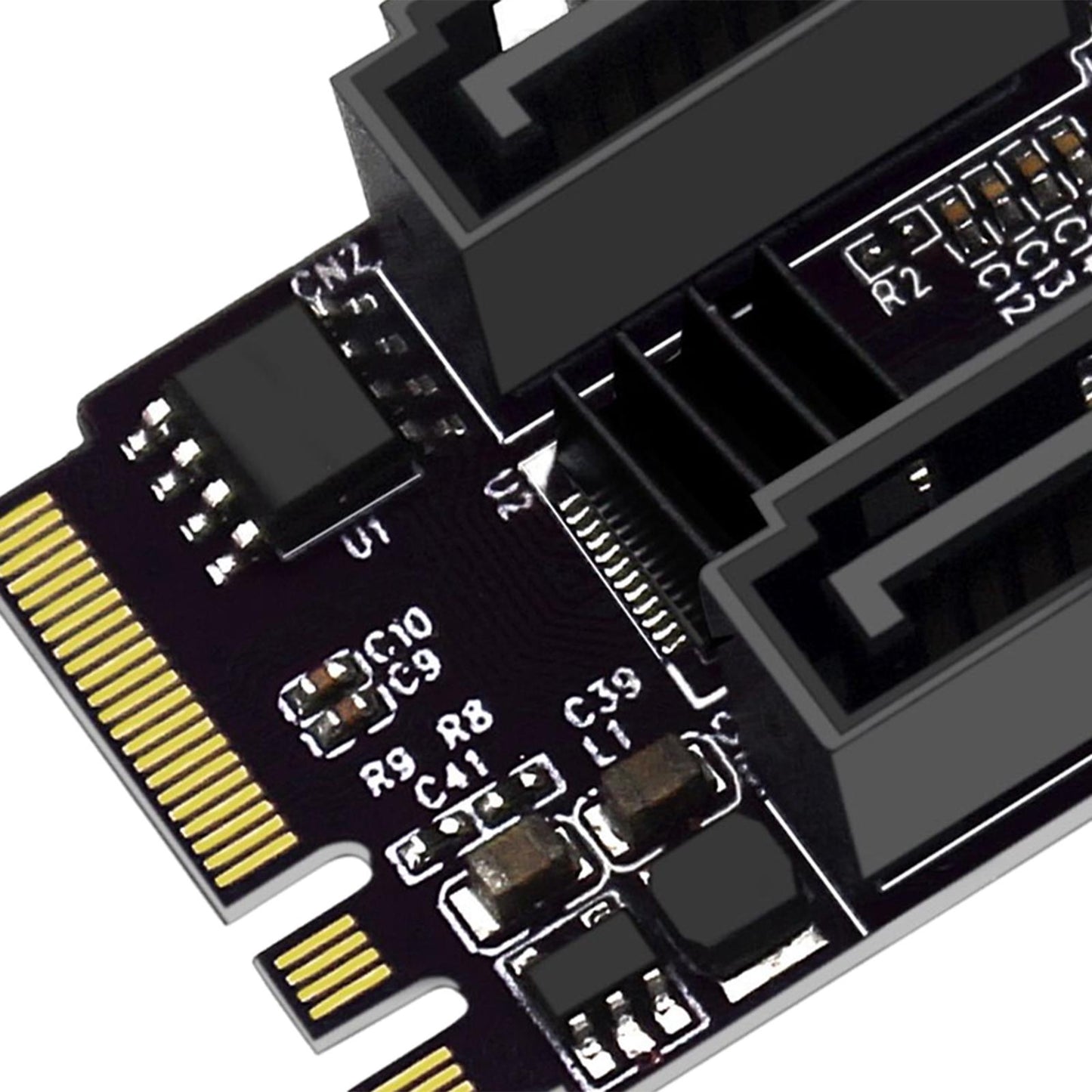 M2 to SATA 3.0 Expansion Card WiFi PCIe 3.0 A+E for PC Computers