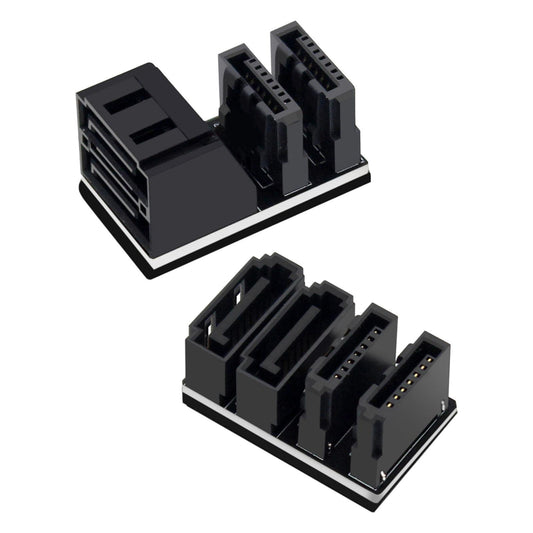 SATA Adapter Converter Angle 7Pin Male to Female for Motherboard Mainboard 90 degree