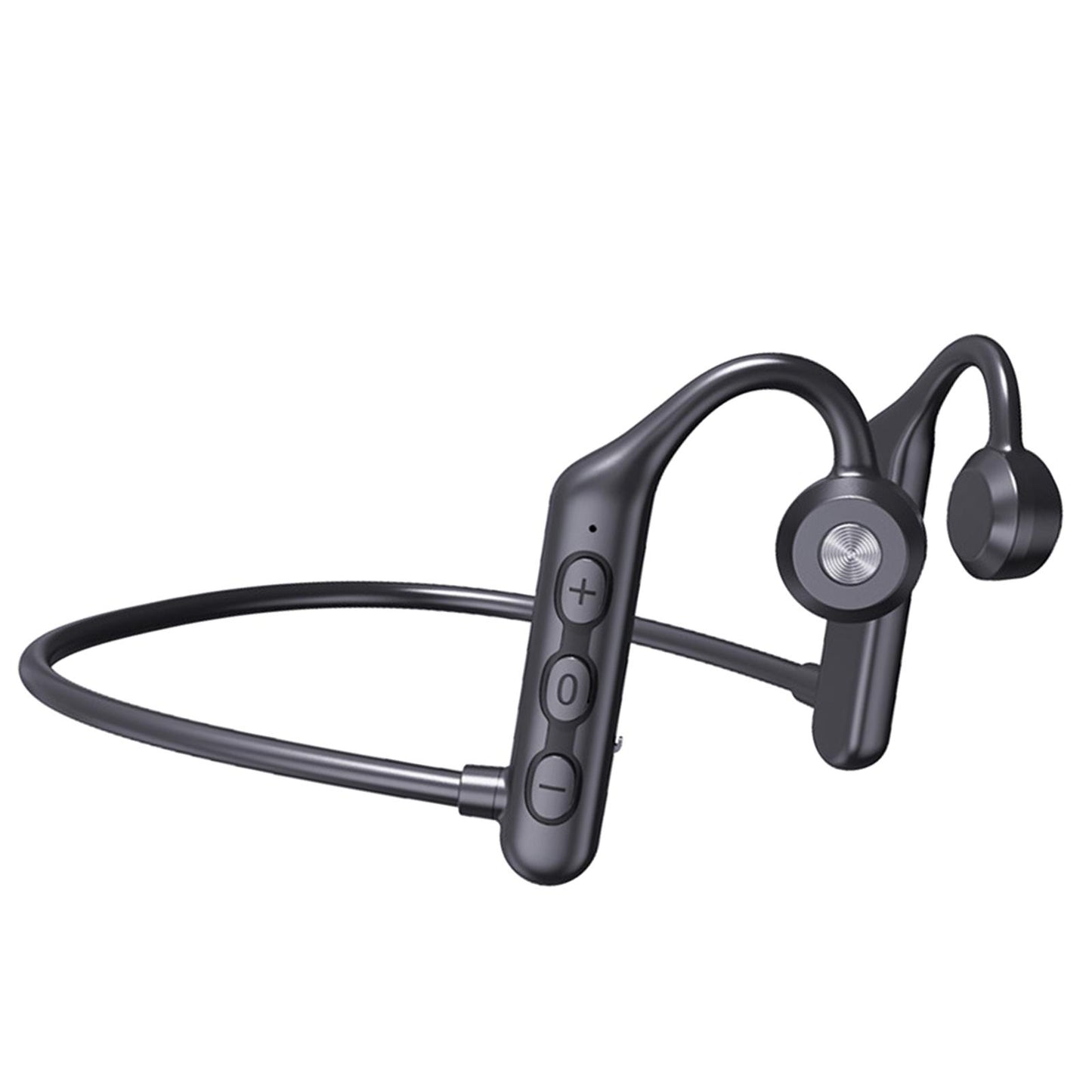 Waterproof Air Conduction Headphones 8H playing time for Cycling Gym Working Black