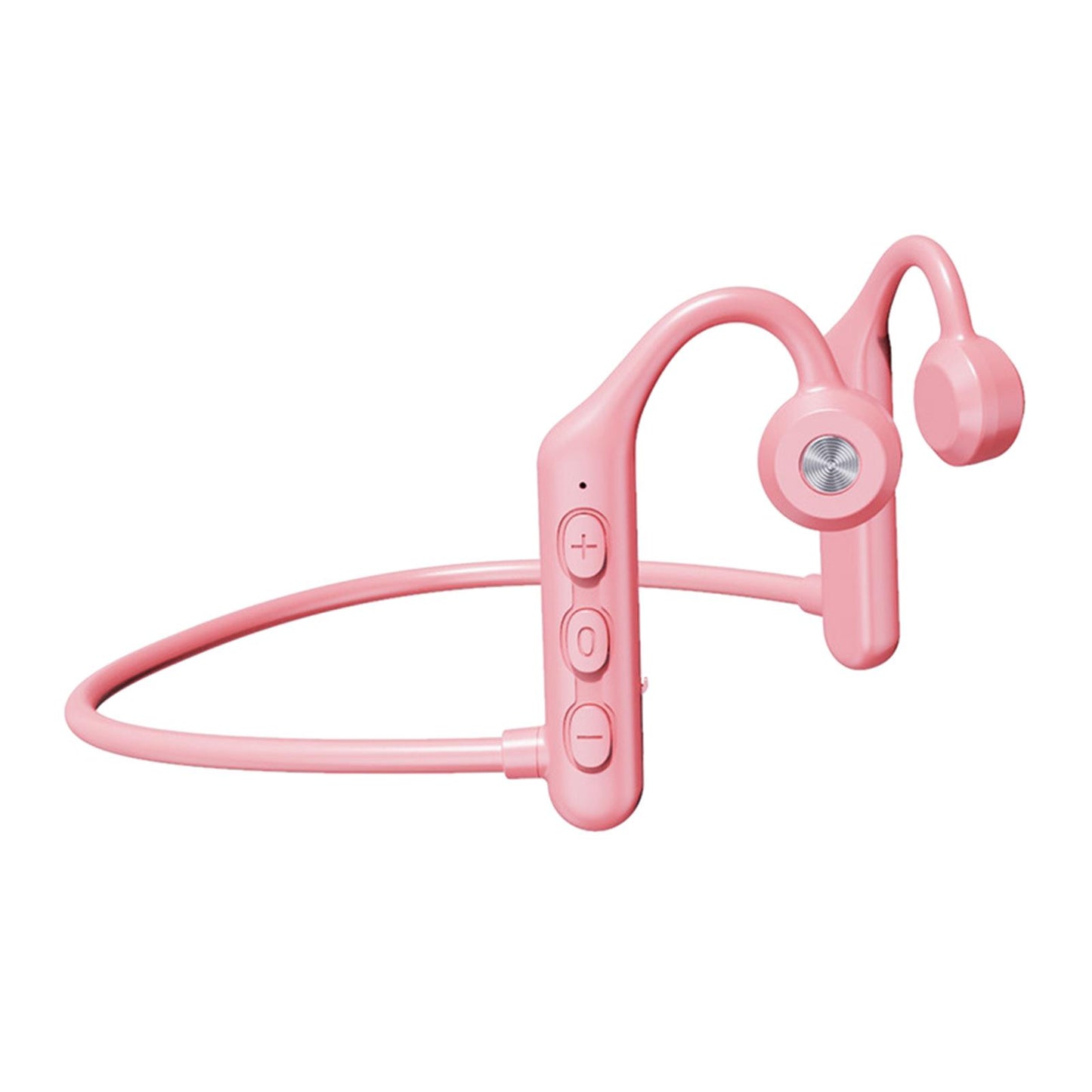 Waterproof Air Conduction Headphones 8H playing time for Cycling Gym Working Pink