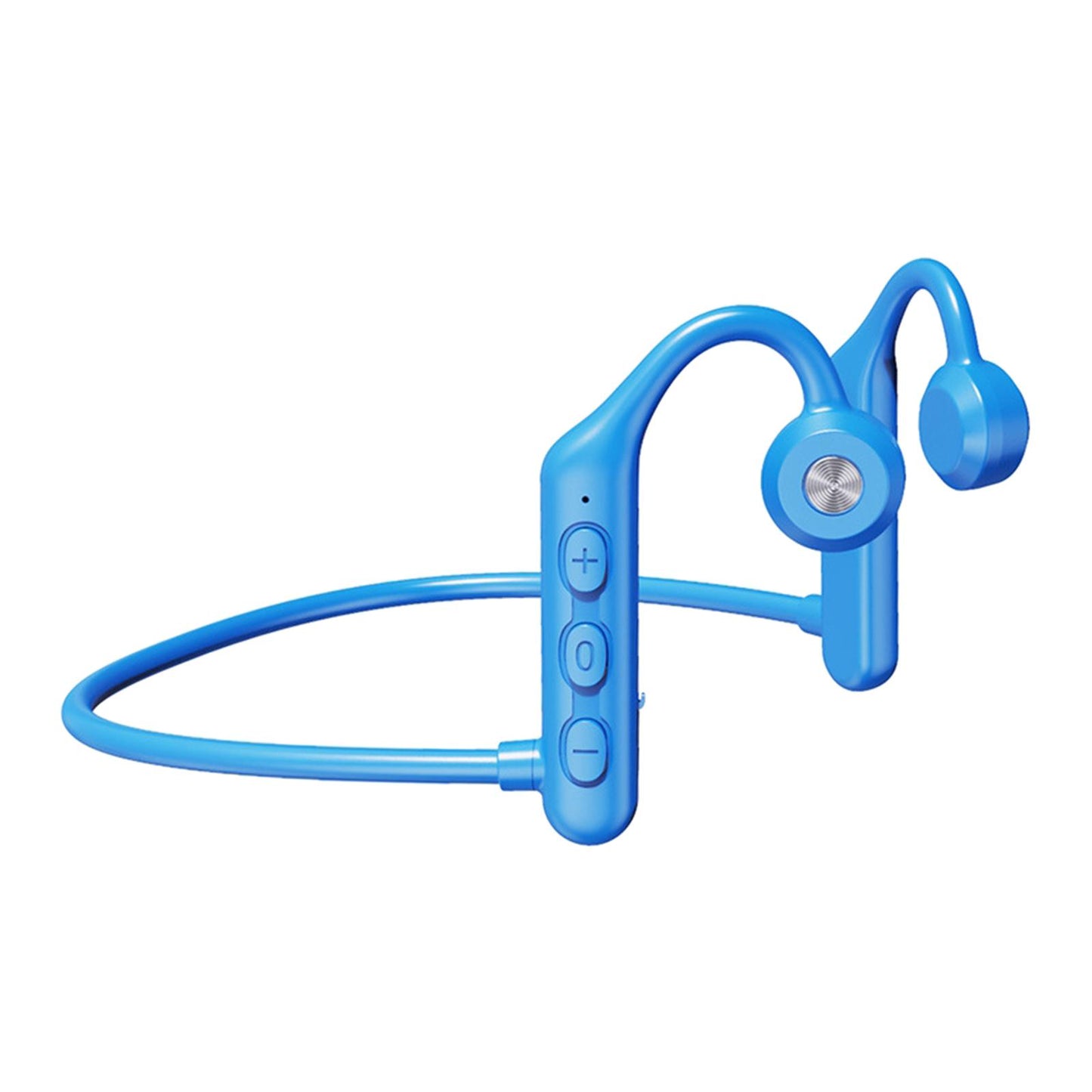 Waterproof Air Conduction Headphones 8H playing time for Cycling Gym Working Blue