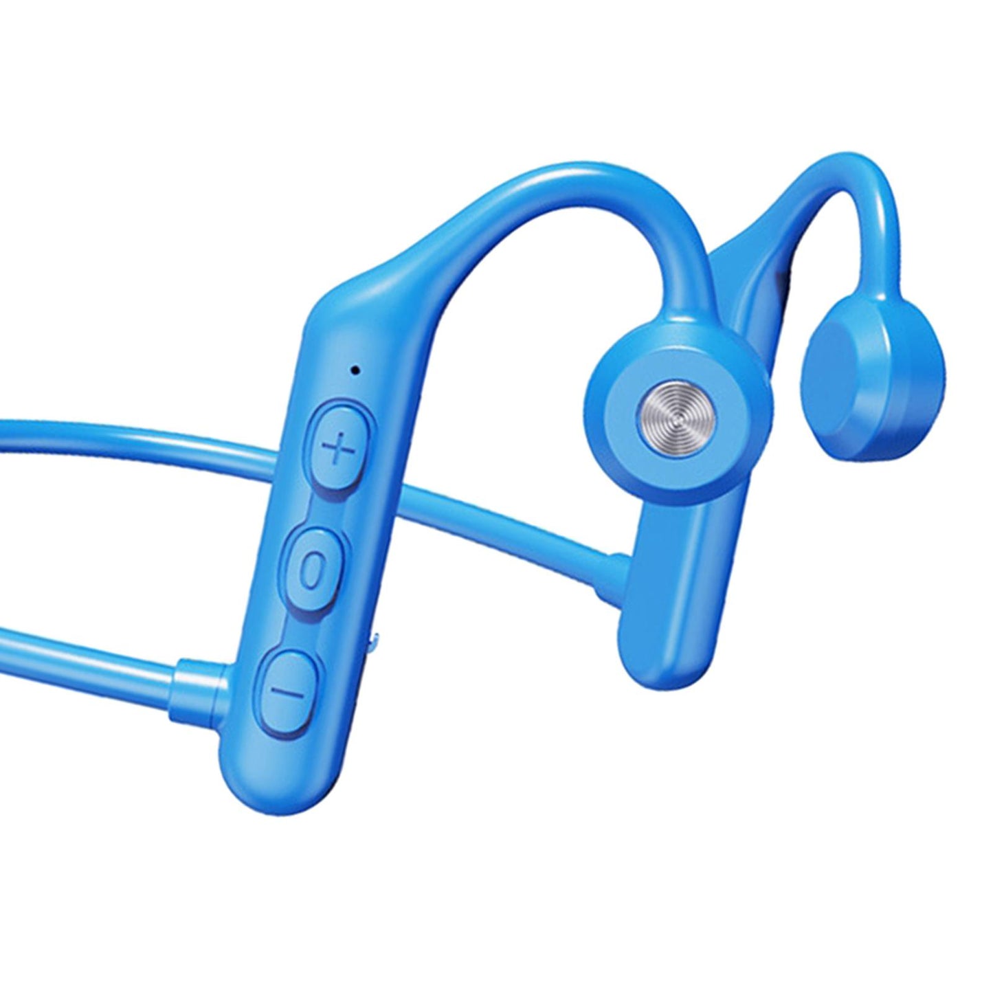 Waterproof Air Conduction Headphones 8H playing time for Cycling Gym Working Blue