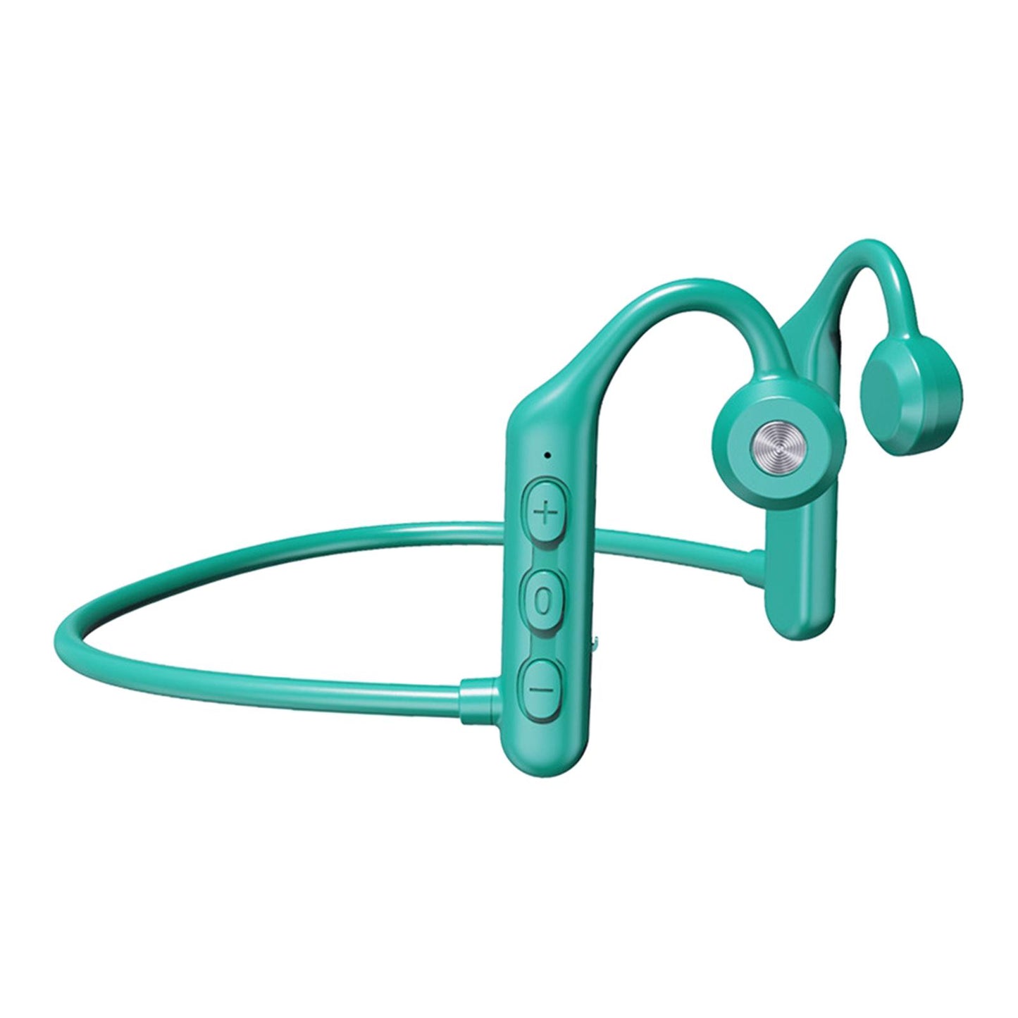 Waterproof Air Conduction Headphones 8H playing time for Cycling Gym Working Green