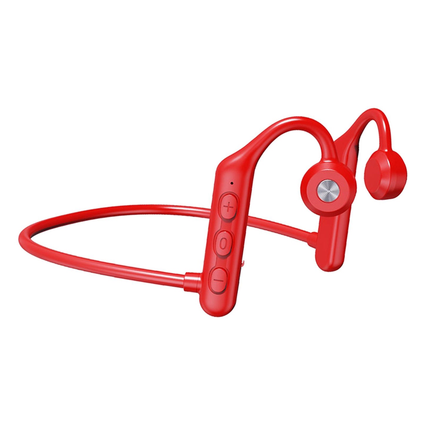 Waterproof Air Conduction Headphones 8H playing time for Cycling Gym Working Red
