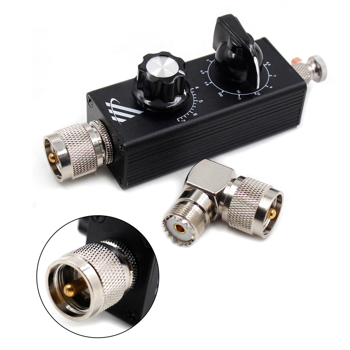 full Band 30W QRP 5MHz-55MHz Tuned Antenna Shortwave with Adapter