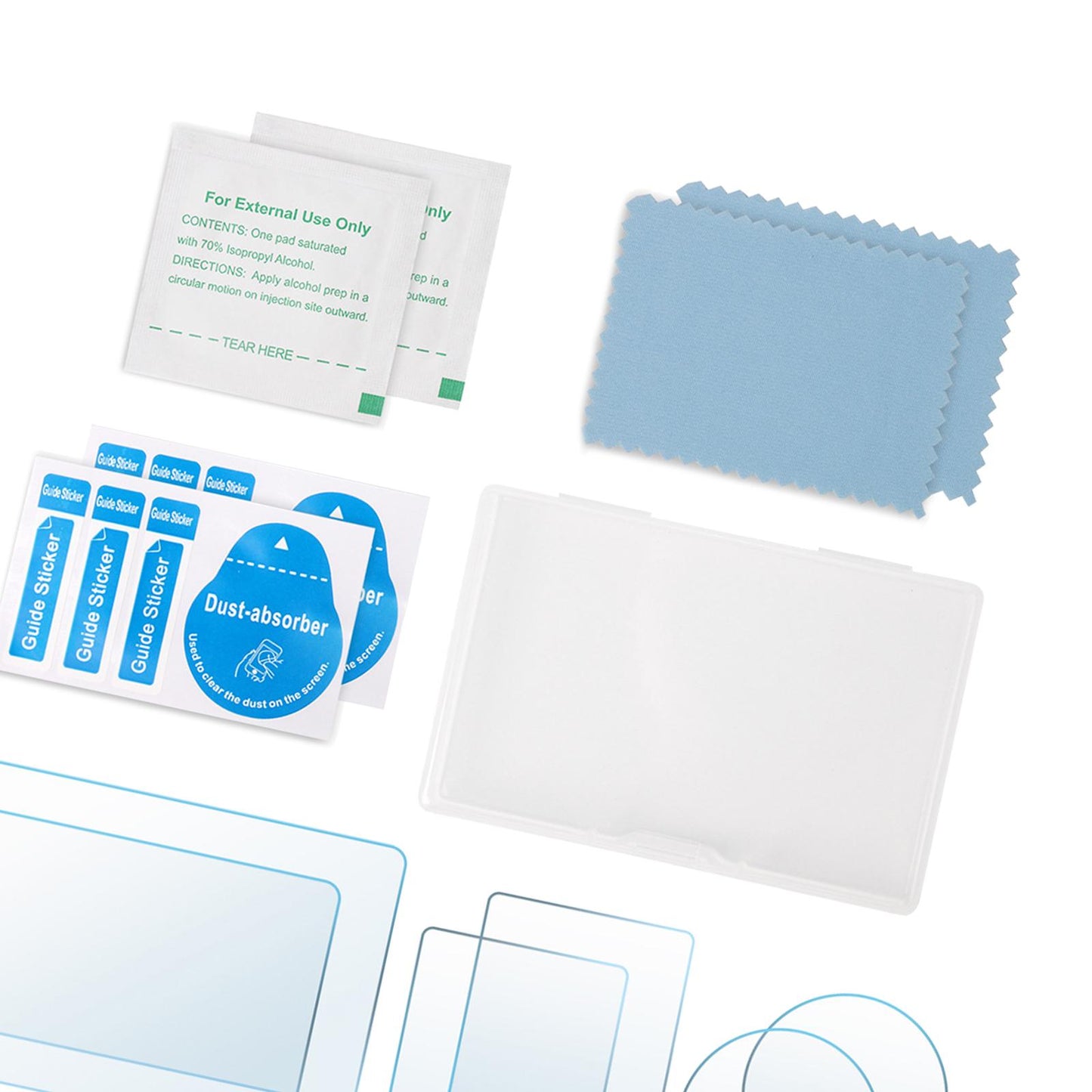 Tempered Glass Screen Protector High Definition for 3 2 Sets