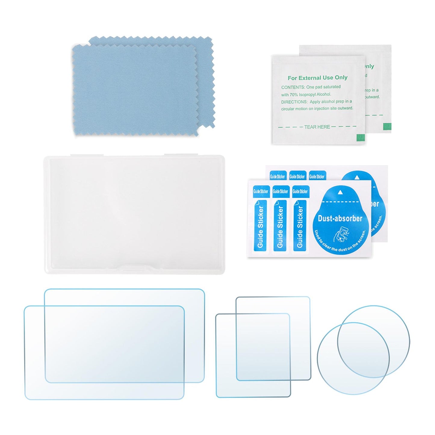 Tempered Glass Screen Protector High Definition for 3 2 Sets