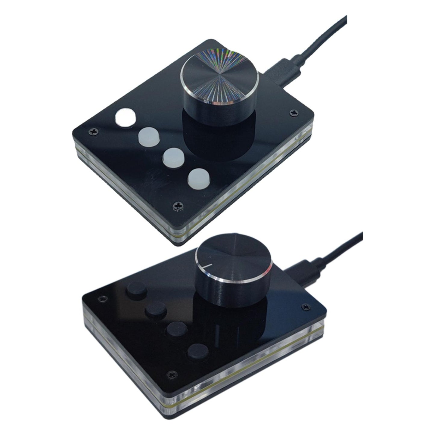 USB Volume Controller Keyboard Simple Installation for Computer Laptop White