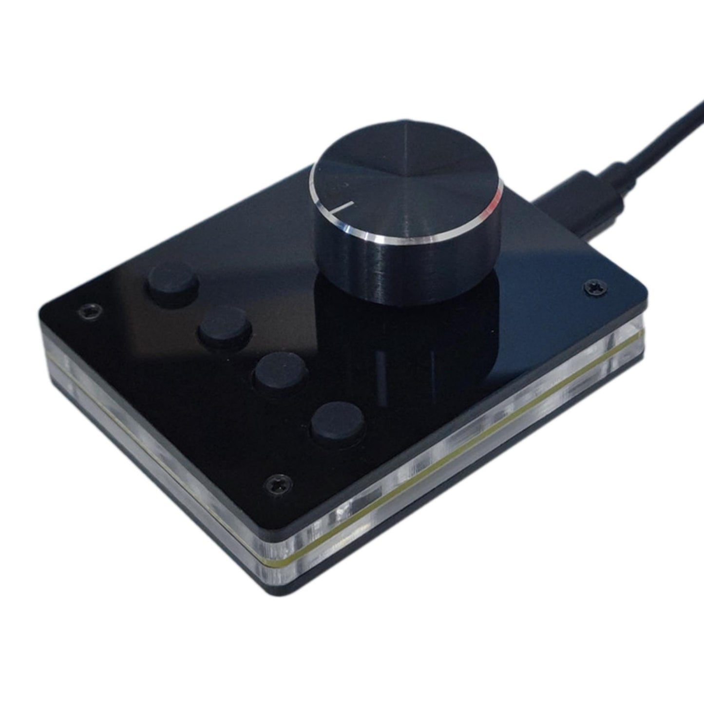 USB Volume Controller Keyboard Simple Installation for Computer Laptop Black