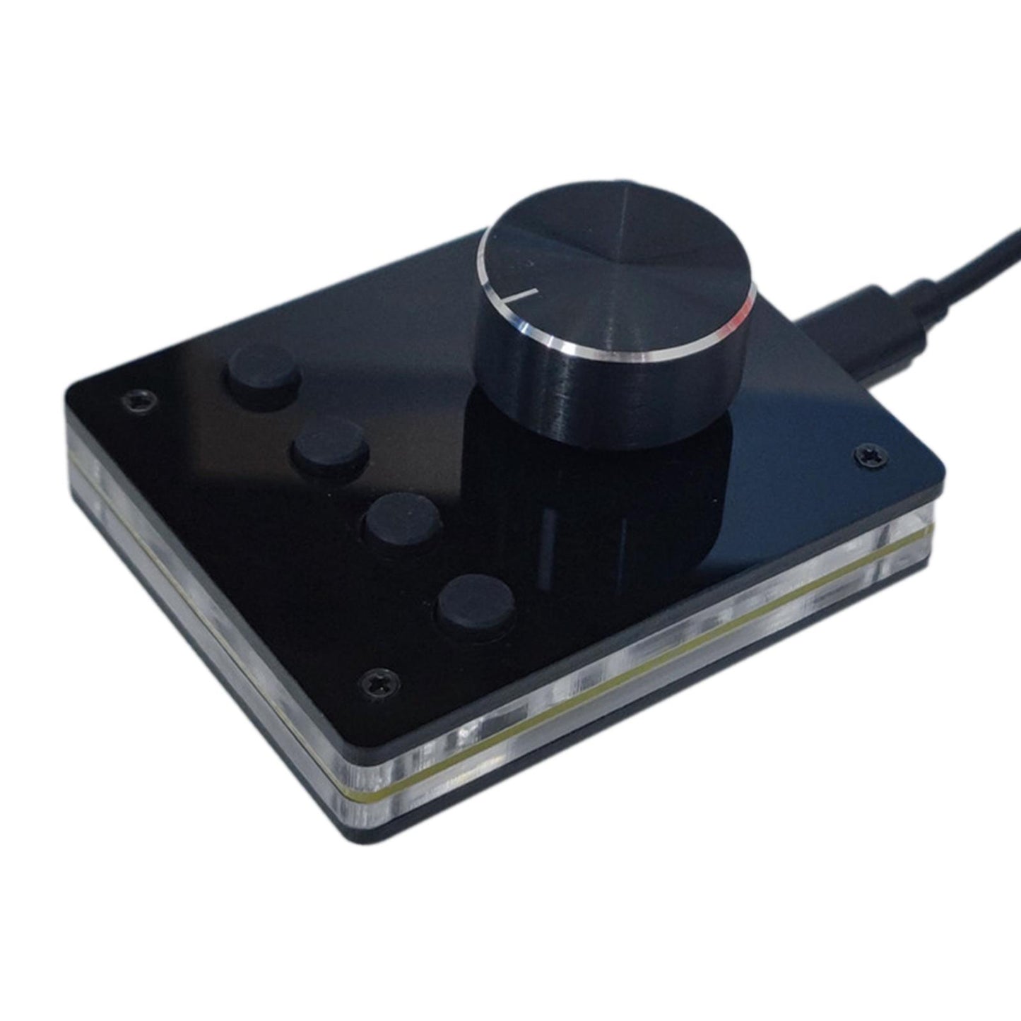 USB Volume Controller Keyboard Simple Installation for Computer Laptop Black
