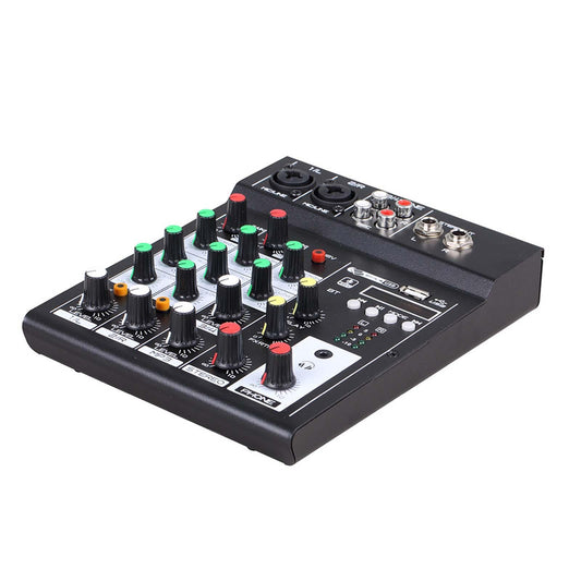 4 Channel Digital Audio Mixer for Webcast Network Live Broadcast DJ Studio