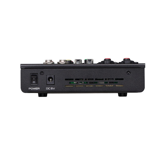 4 Channel Audio Mixer with USB Ports Sound Mixer for DJ studio Webcast