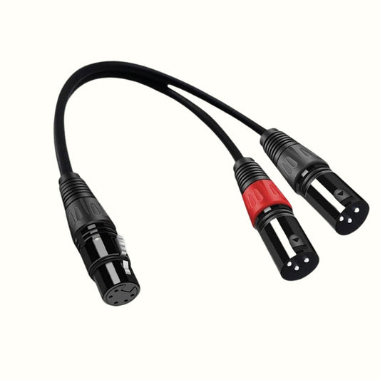 Dmx to XLR Cable 30cm Flexible for Recording Studio Loudspeakers Speakers
