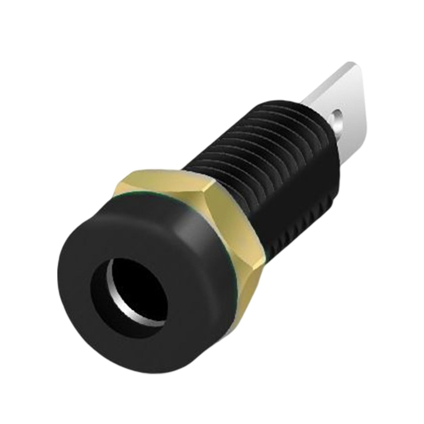 4mm Banana Socket Copper Terminal Post Banana Plug Accessory Premium Black