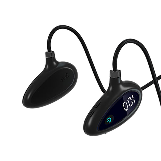 Sports Air Conduction Headset HiFi Lossless Sound Lightweight for Climbing Black 