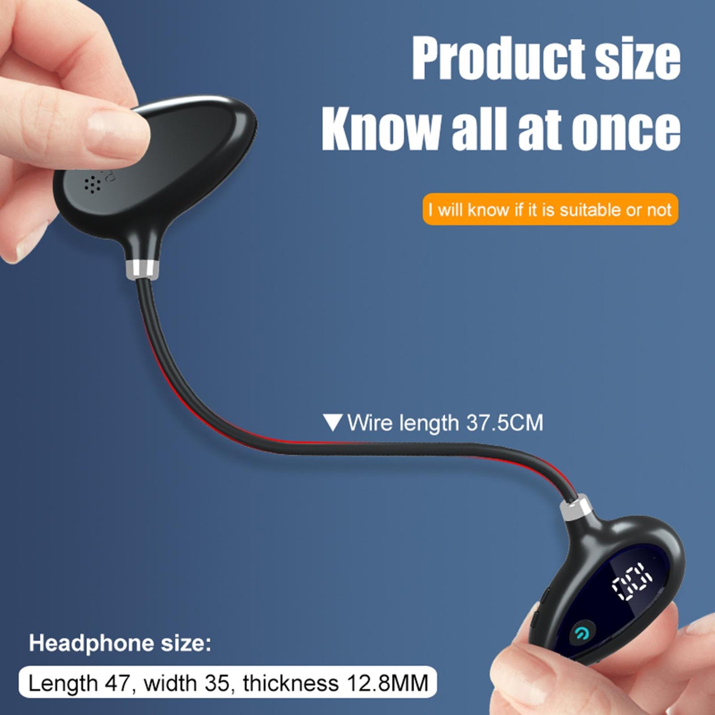 Sports Air Conduction Headset HiFi Lossless Sound Lightweight for Climbing Black 