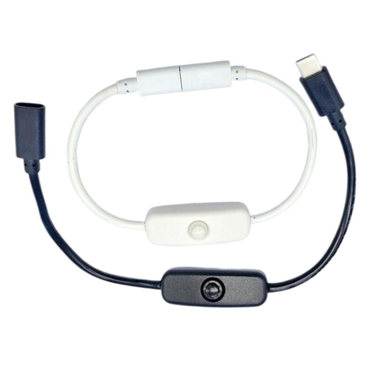 Type C Male to Female Usb C High Speed for Desk Lamp LED Light Bar Computer Black