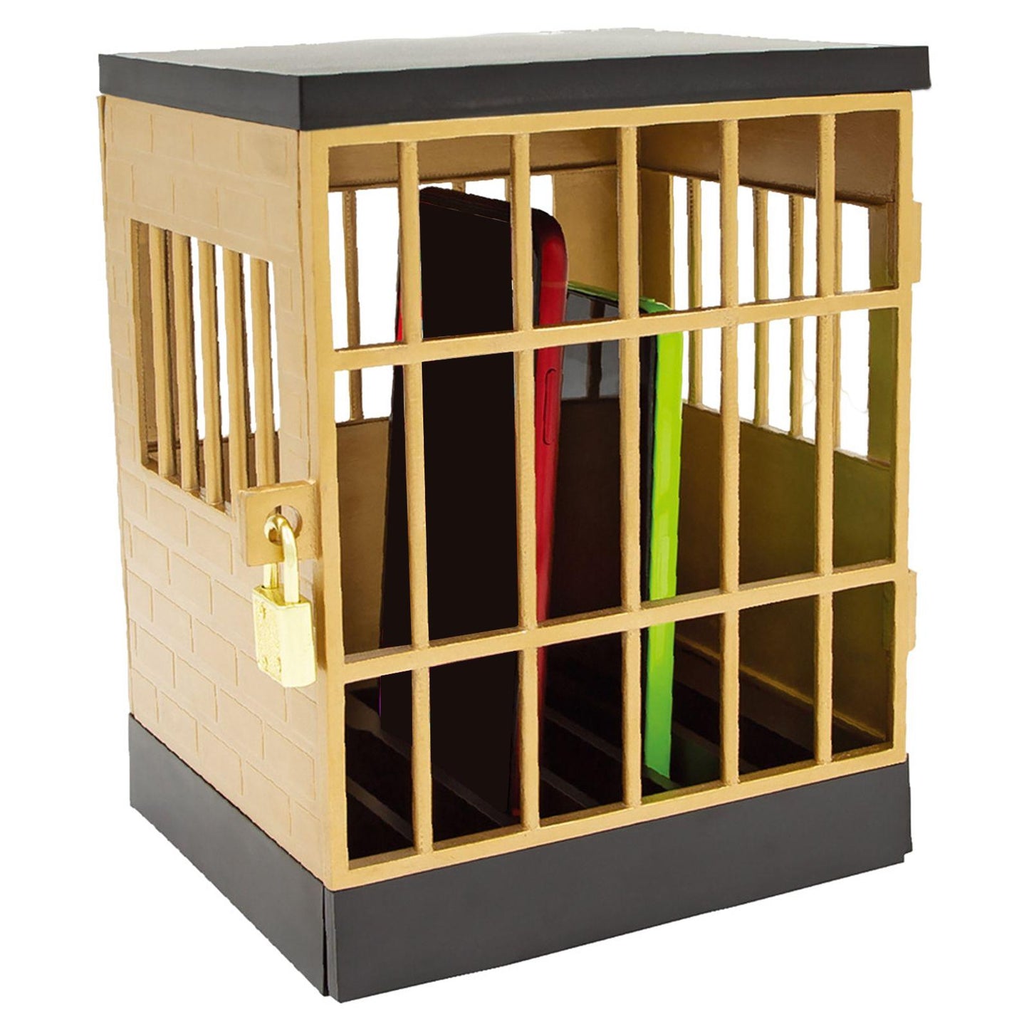 Smartphone Lock Box Jail Prison for Prevent Excessive Games Kids Adults Khaki