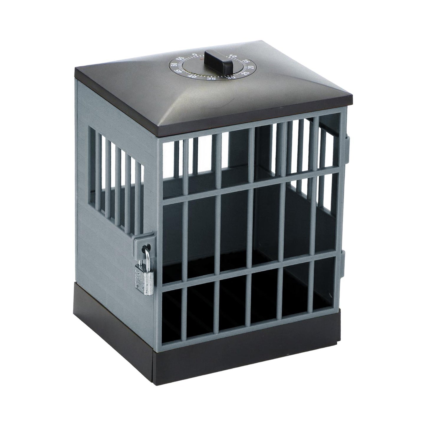 Phone Lock Box Jail Prison Gift Gadget Novelty for Cell Phones Kids Adults Black,Grey