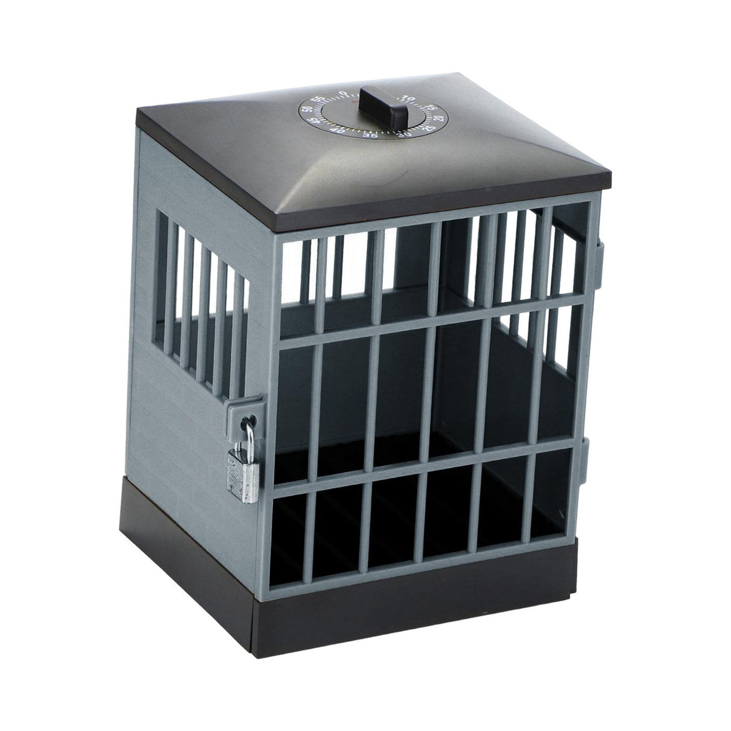Phone Lock Box Jail Prison Gift Gadget Novelty for Cell Phones Kids Adults Black,Grey
