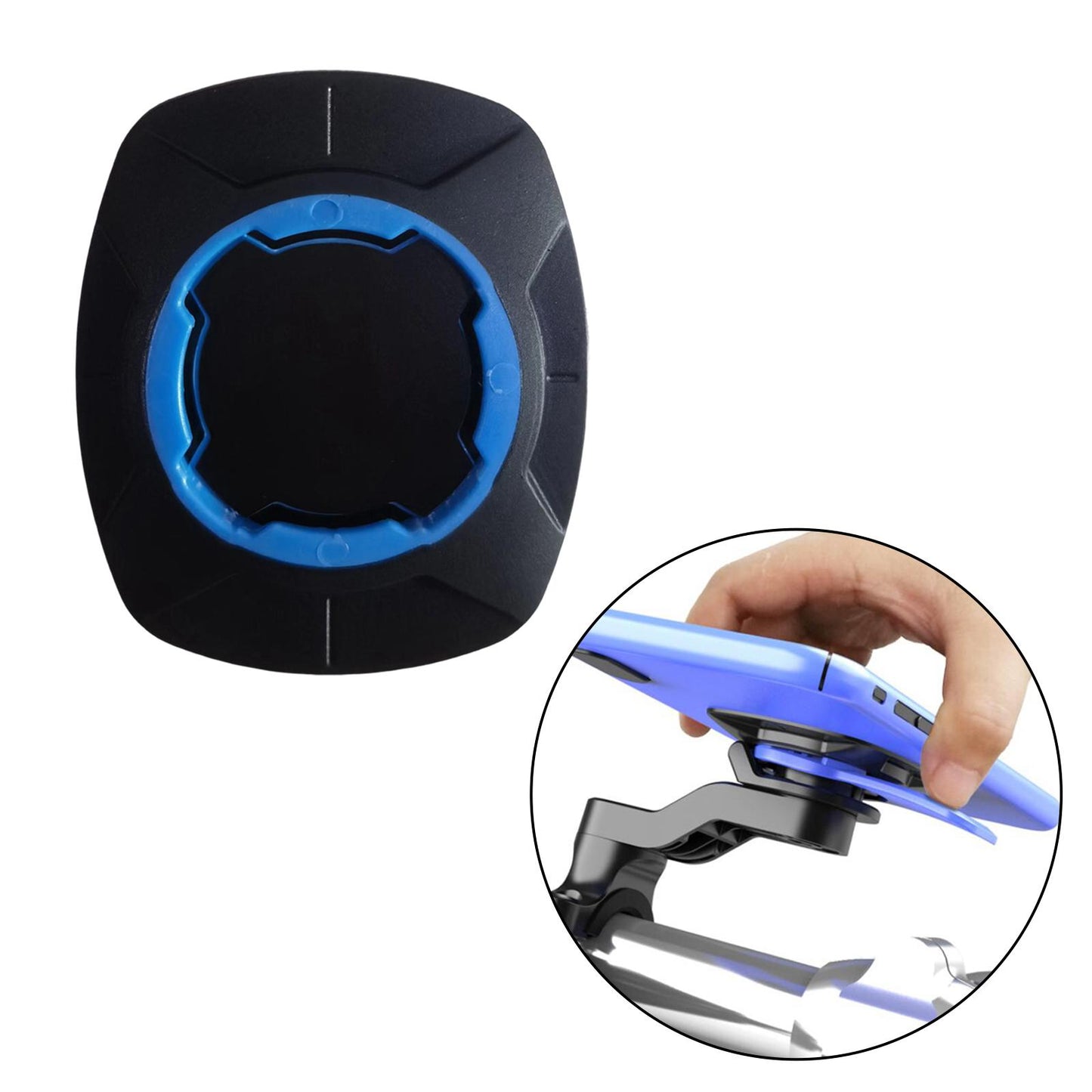 Universal Motocycle Handlebar Mount Mobile Hold for Motorcycle Scooter Bike Blue