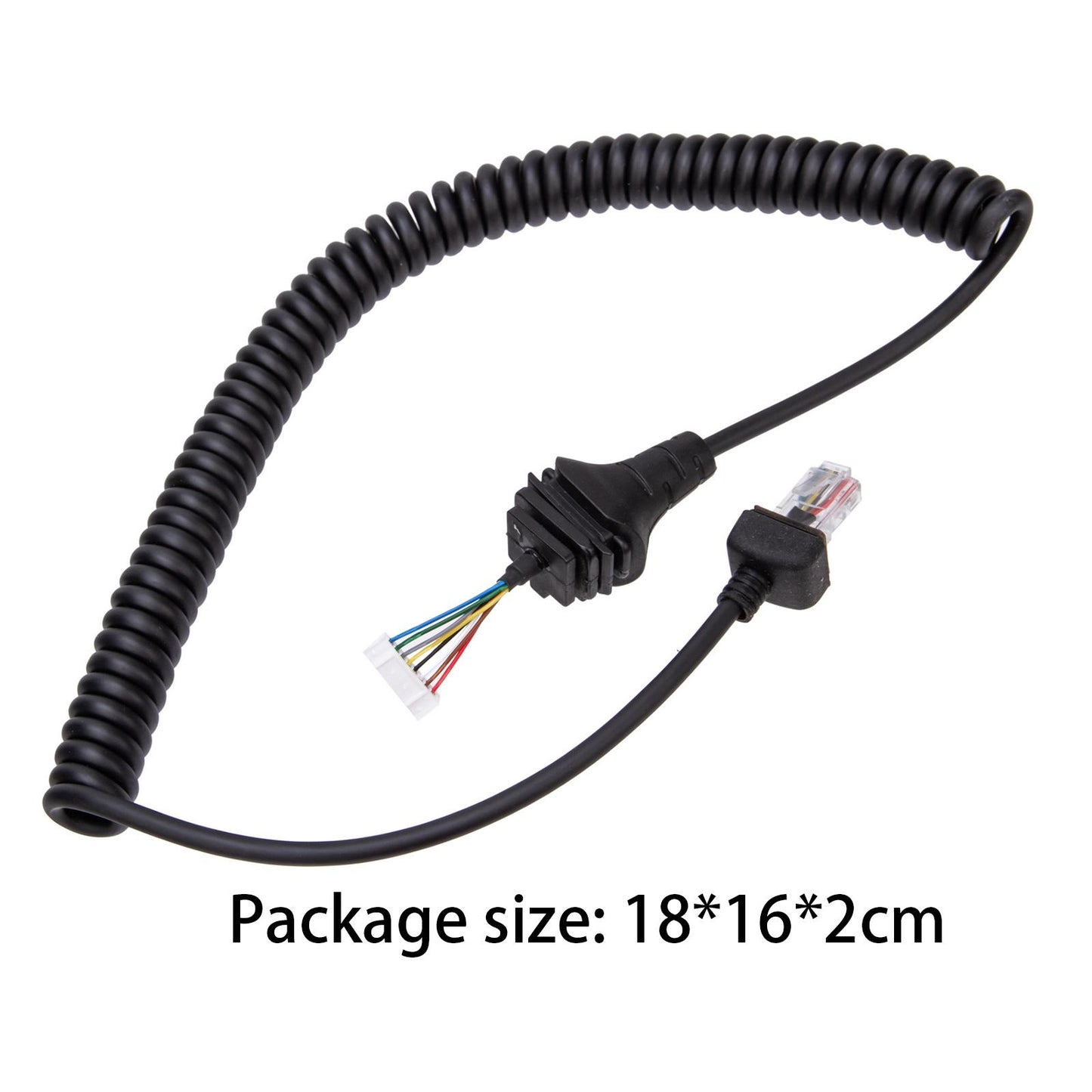 8 Pin Replacement Microphones Cable HM152 HM154 for IC-2725E IC-2800H ID-1